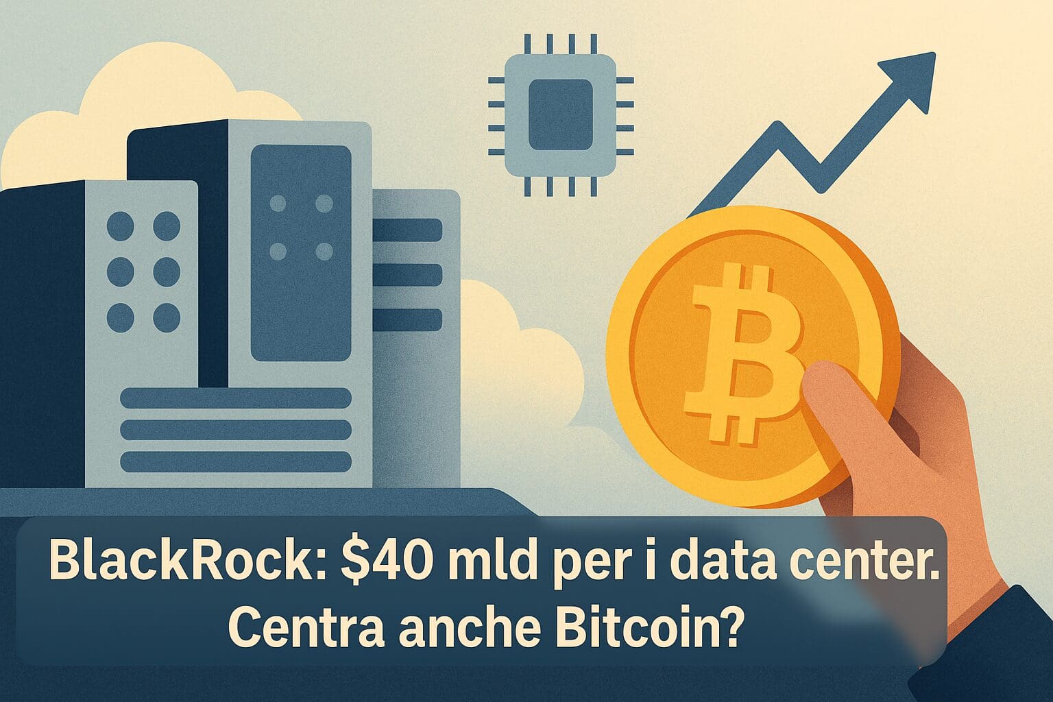 BlackRock: $40 mld per i data center. Centra anche Bitcoin?