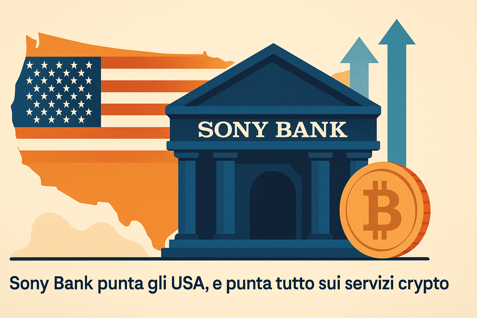 Sony Bank guarda agli Usa, e punta tutto sui sevizi crypto