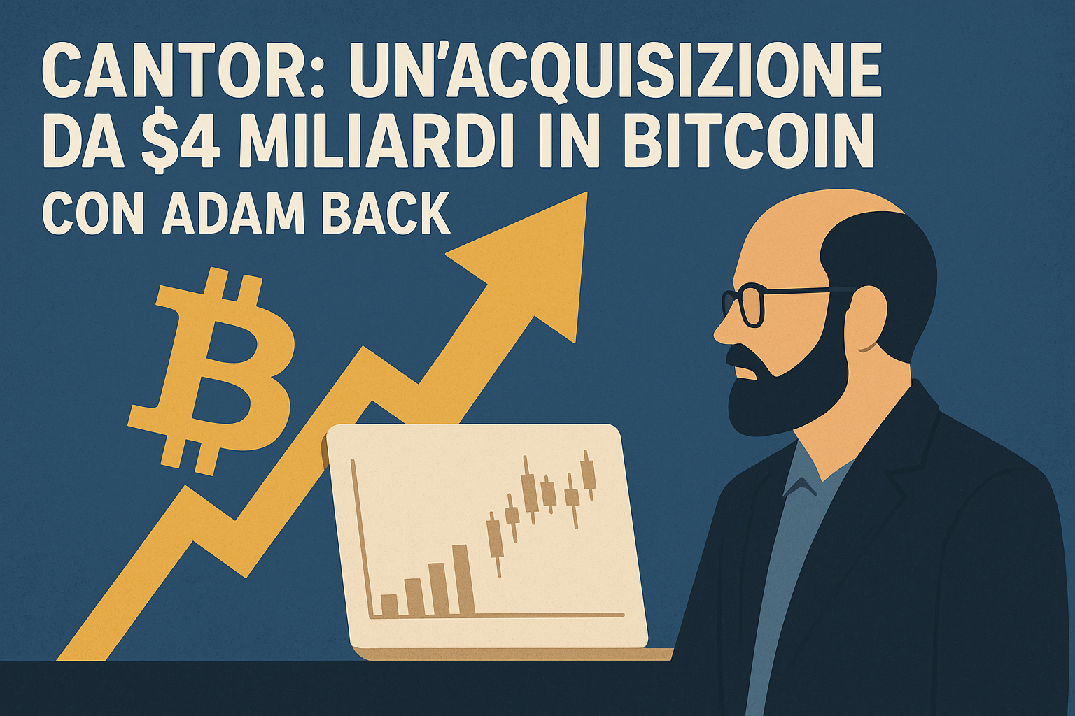 Cantor: Un’acquisizione da $4 miliardi in Bitcoin con Adam Back