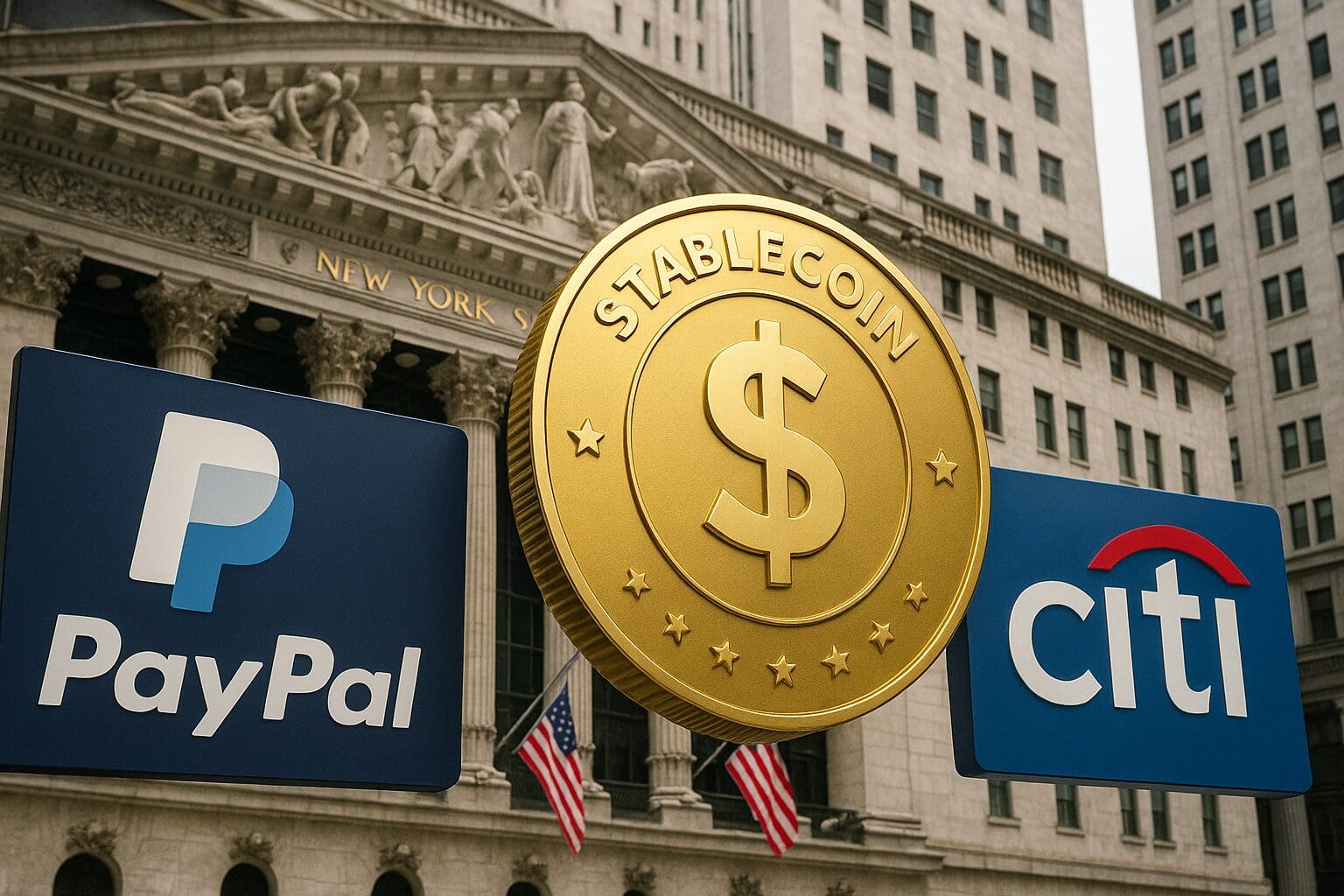 Wall Street punta sulle Stablecoin: Da Paypal a Citigroup