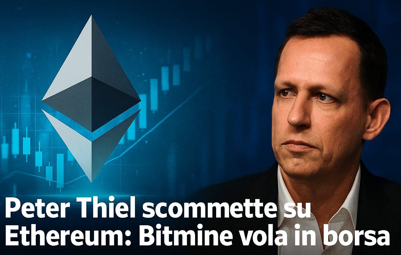 Peter Thiel scommette su Ethereum: Bitmine vola in borsa