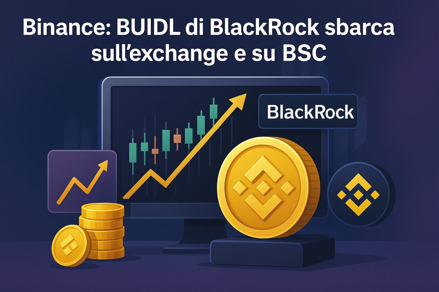 Binance: BUIDL di Blackrock sbarca sull'exchange e su BSC
