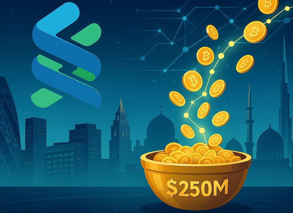 Standard Chartered: $250 milioni per un nuovo fondo crypto