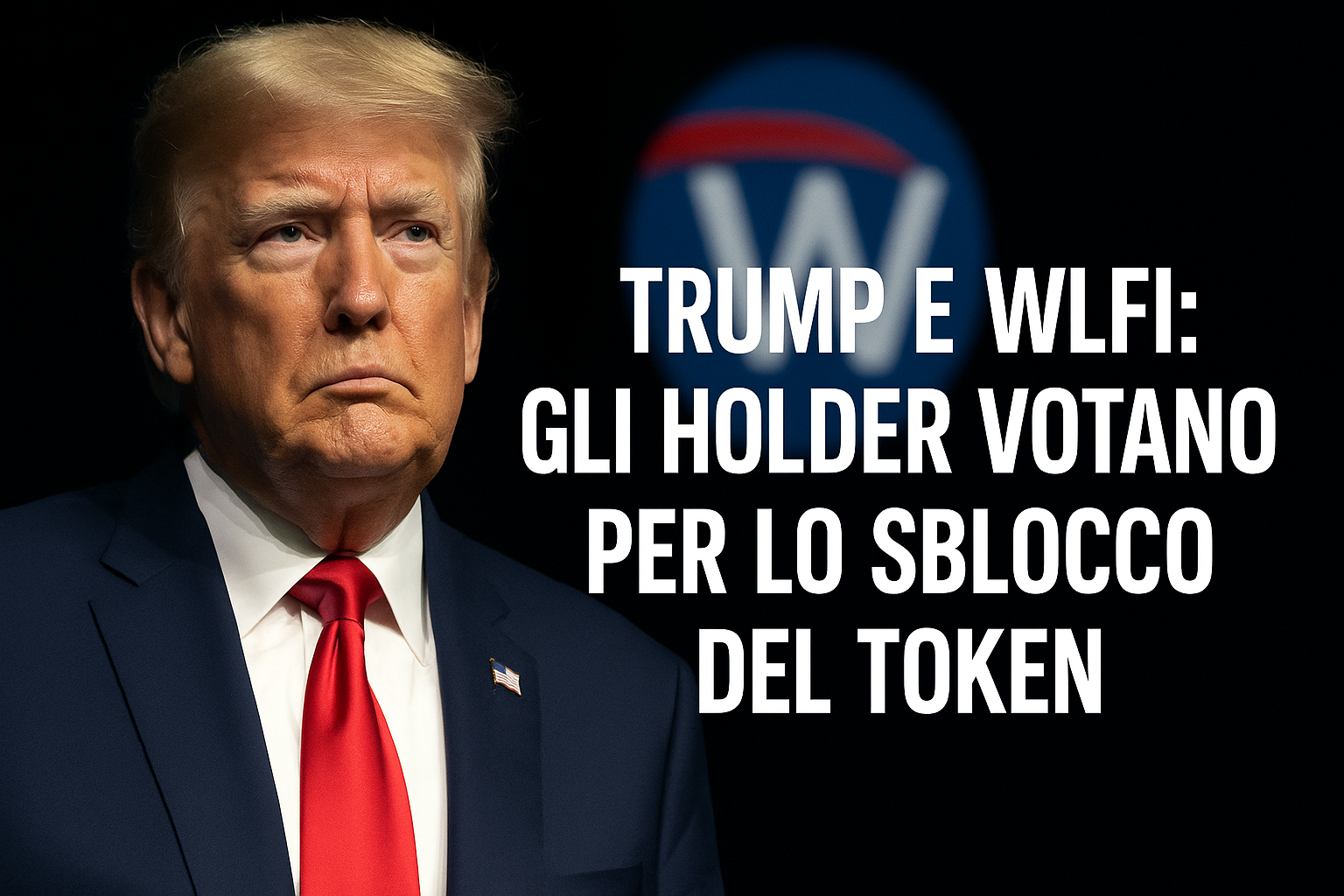 Trump e WLFI: Gli Holder votano per lo sblocco del token