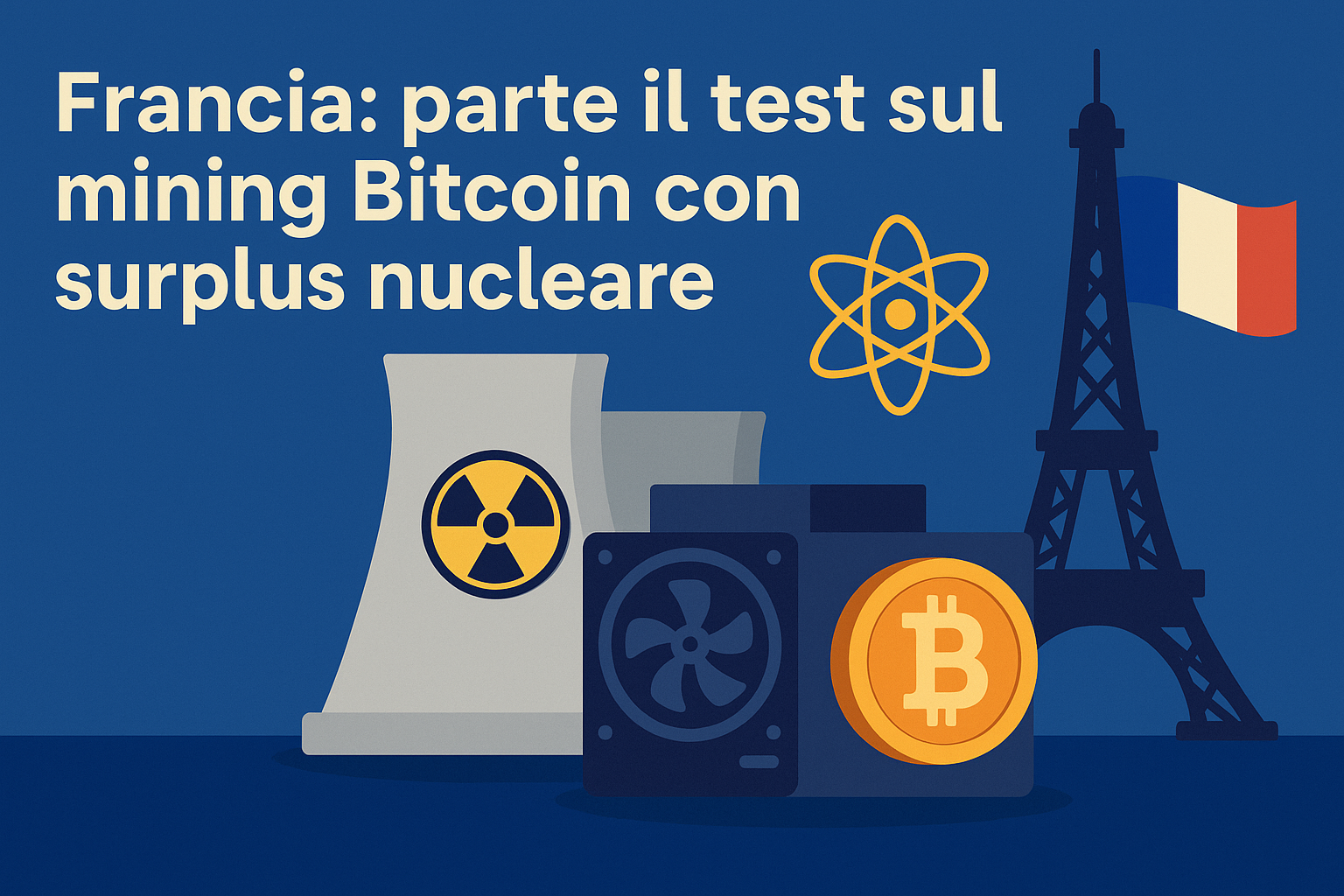 Mining Bitcoin: in Francia il primo test sul surplus energetico
