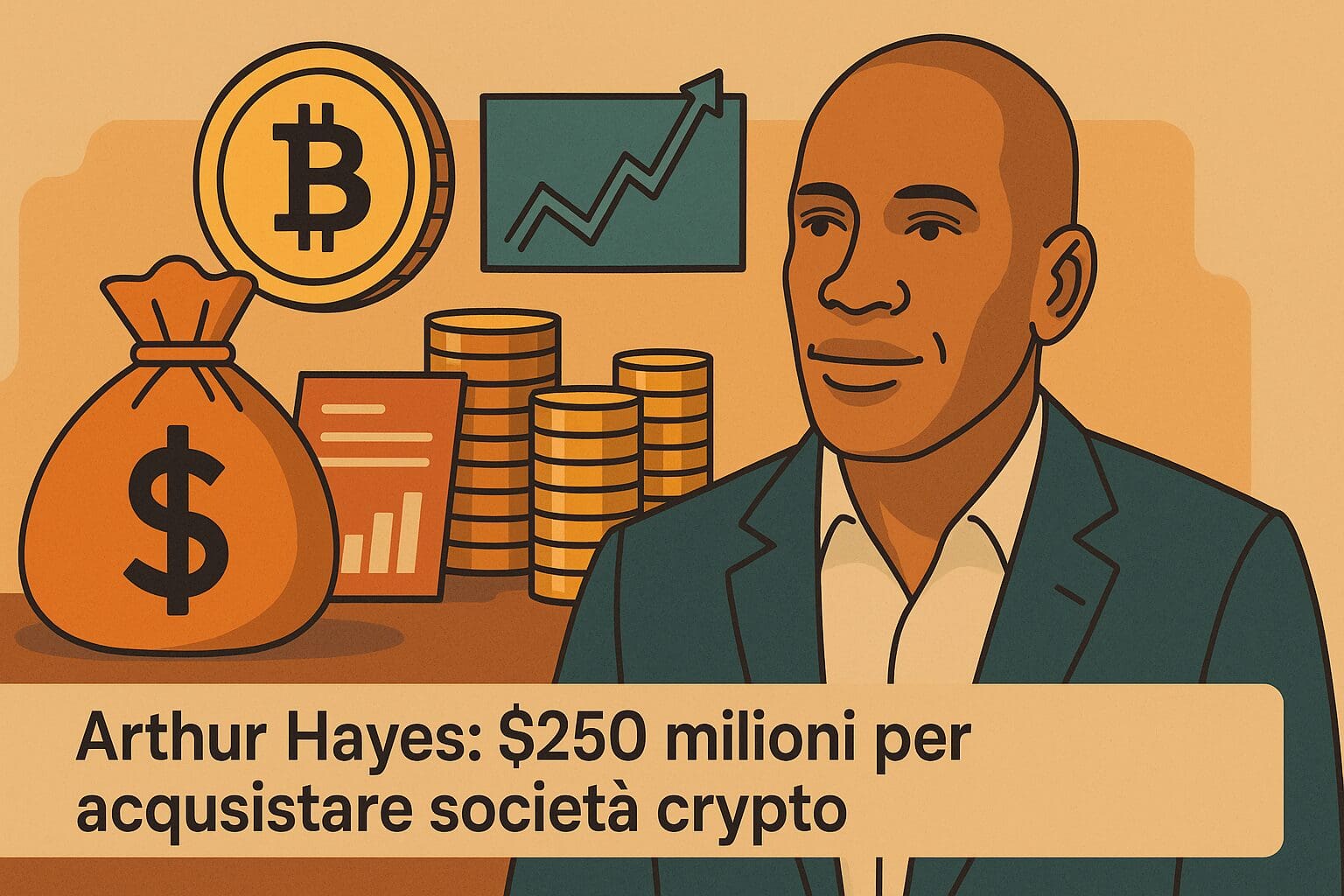 Arthur Hayes: $250 milioni per acquistare società crypto