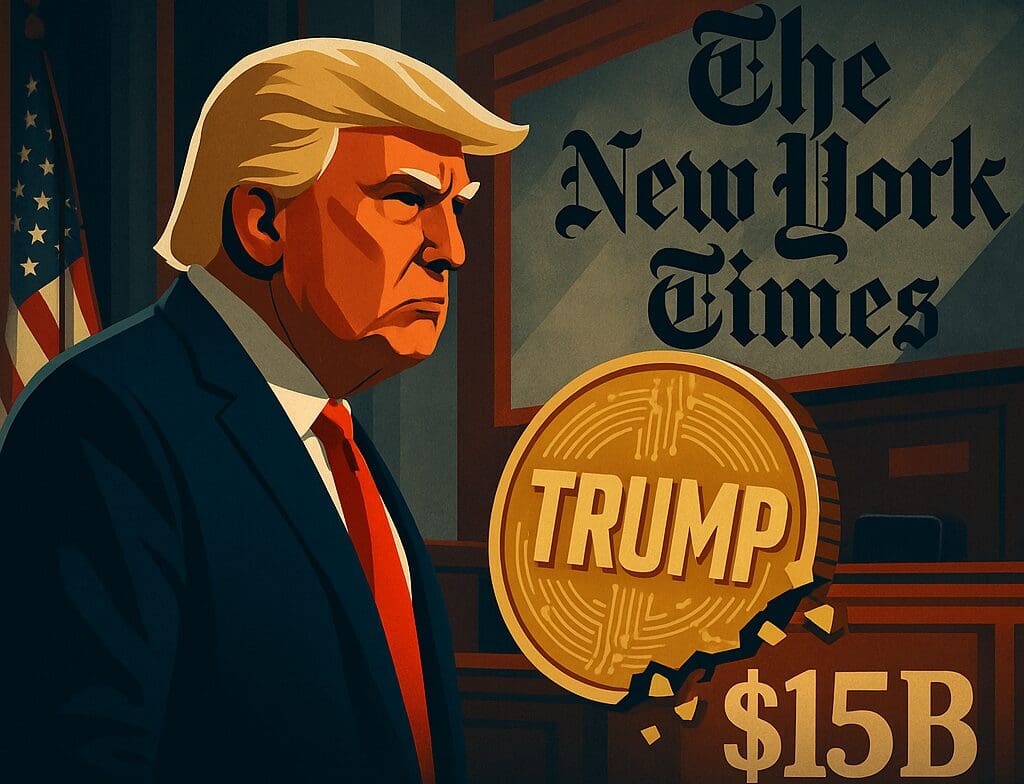 TRUMP non vola? Colpa del NY Times, in causa per $15 mld