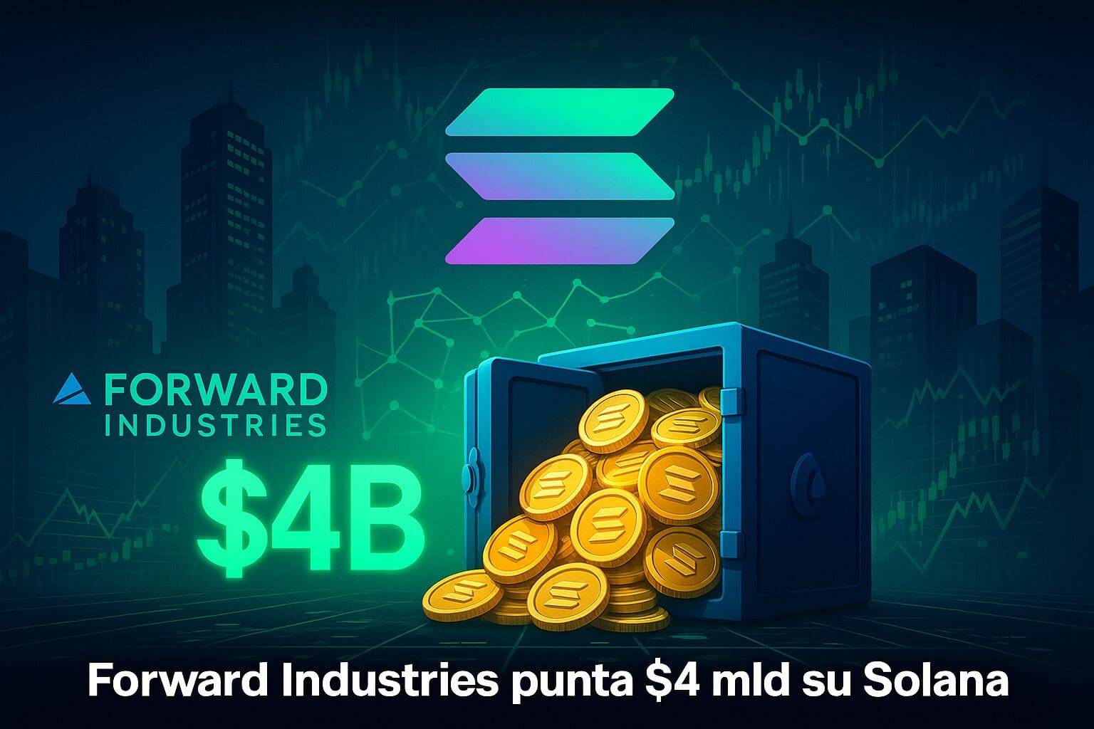 Altri $4 miliardi per Solana: la mossa di Forward Industries