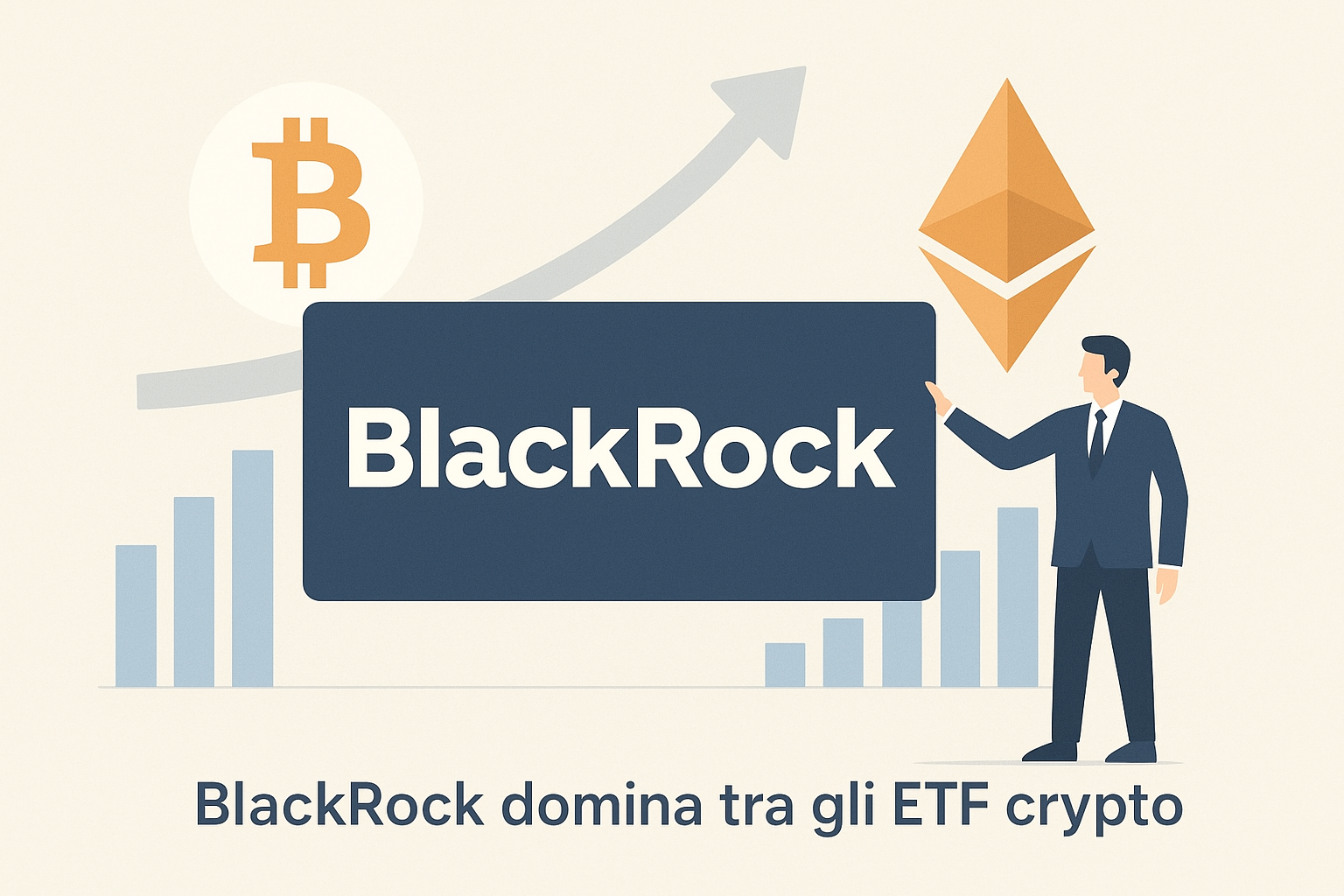 Investimenti crypto: BlackRock DOMINA tra gli ETF