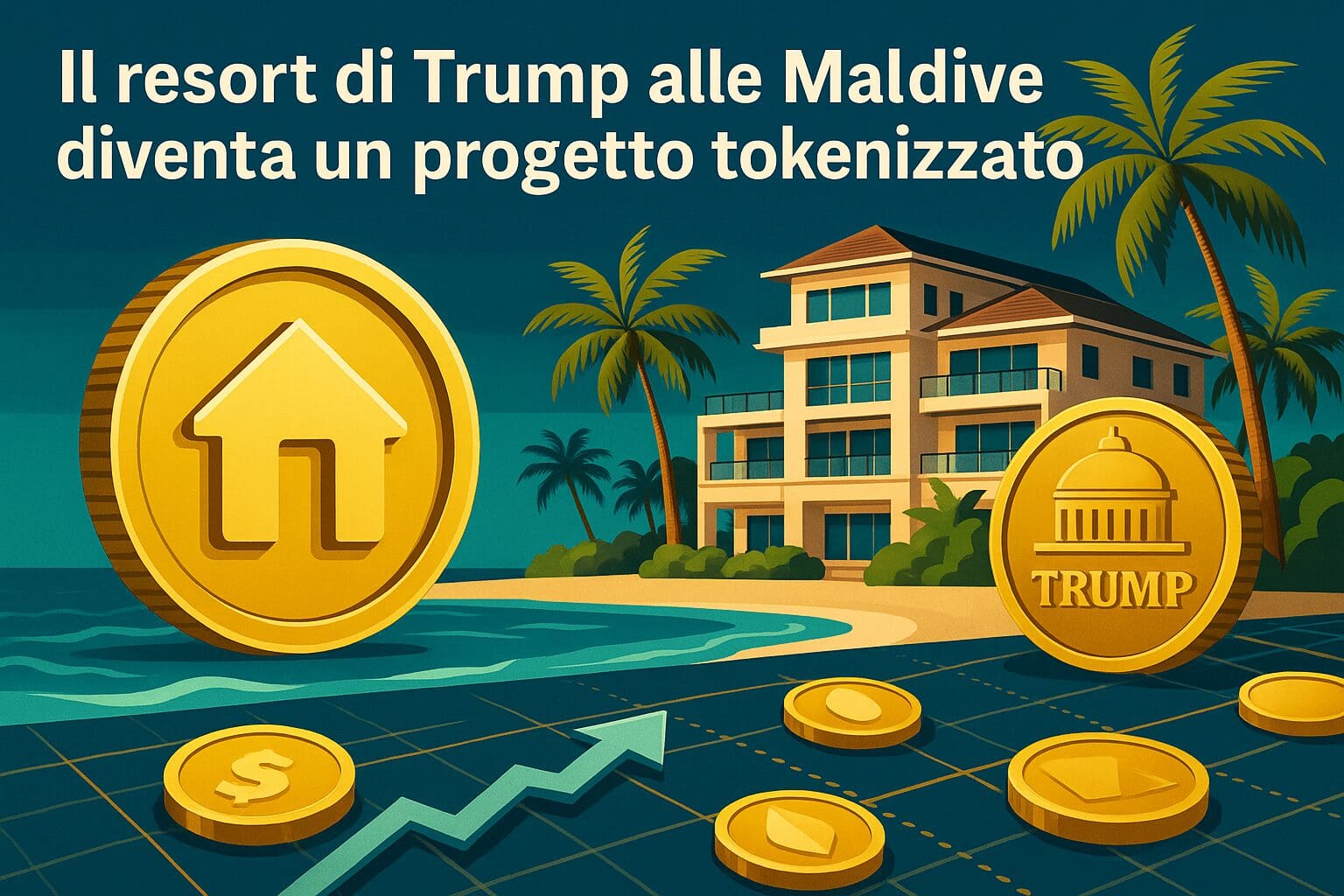 Il resort di Trump alle Maldive diventa un progetto tokenizzato