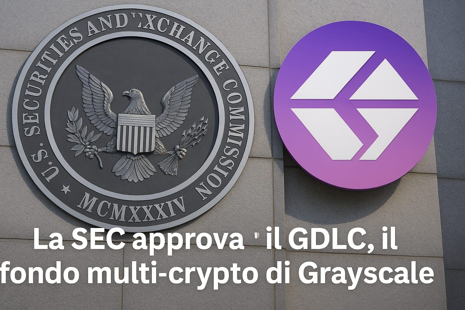La SEC approva il GDLC, il fondo multi-crypto di Grayscale