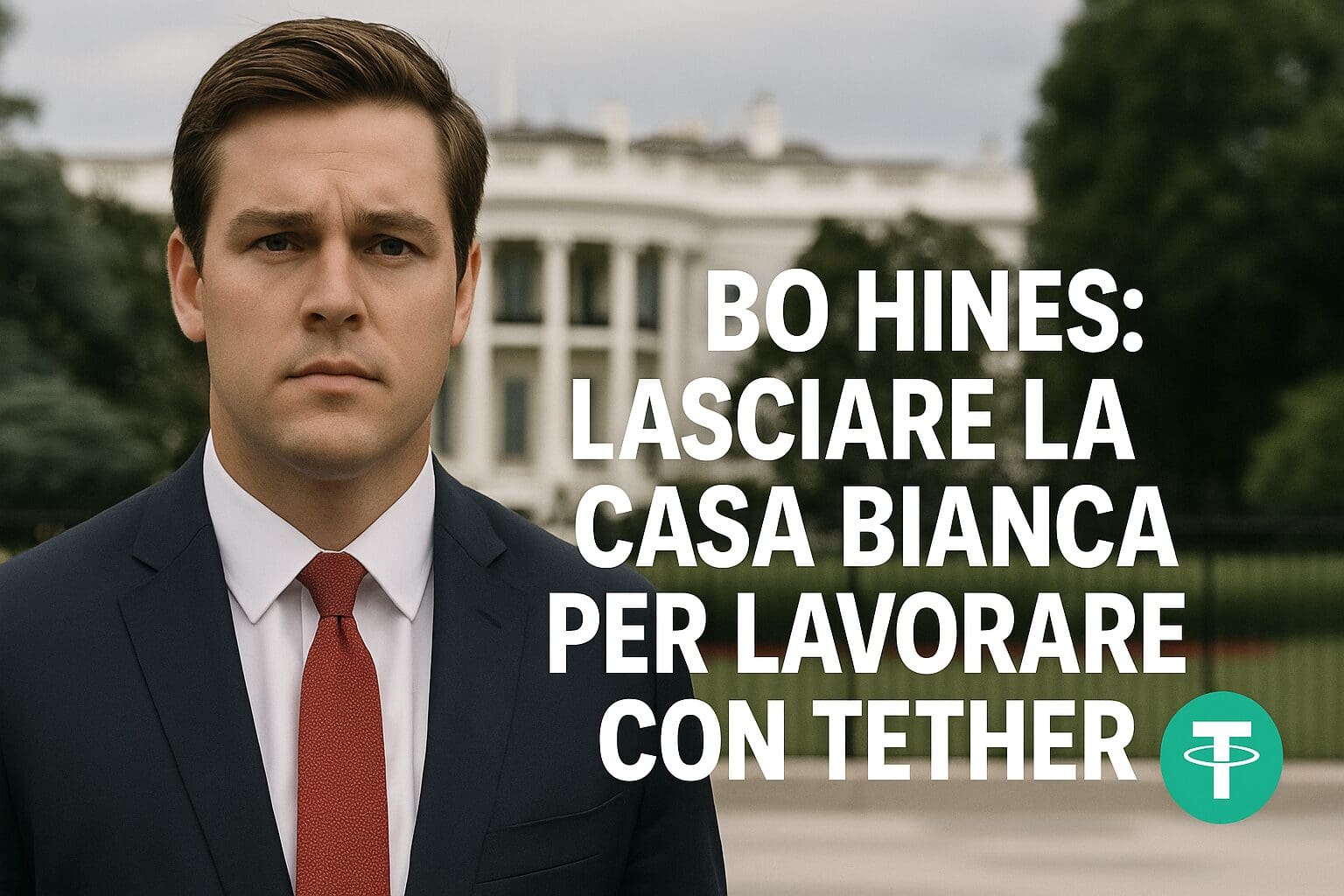 Bo Hines: Lasciare la casa bianca per lavorare con Tether
