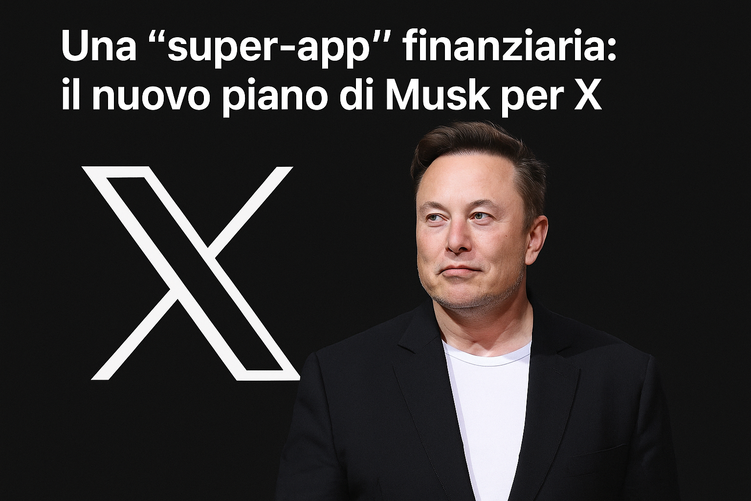 Una “super-app” finanziaria: il nuovo piano di Musk per X