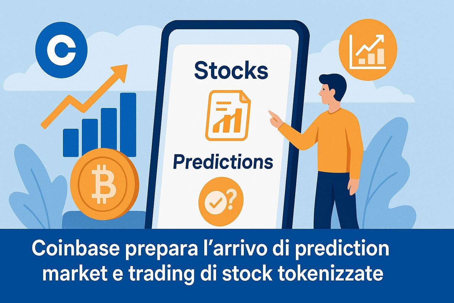Coinbase: in arrivo prediction market e azioni tokenizzate?