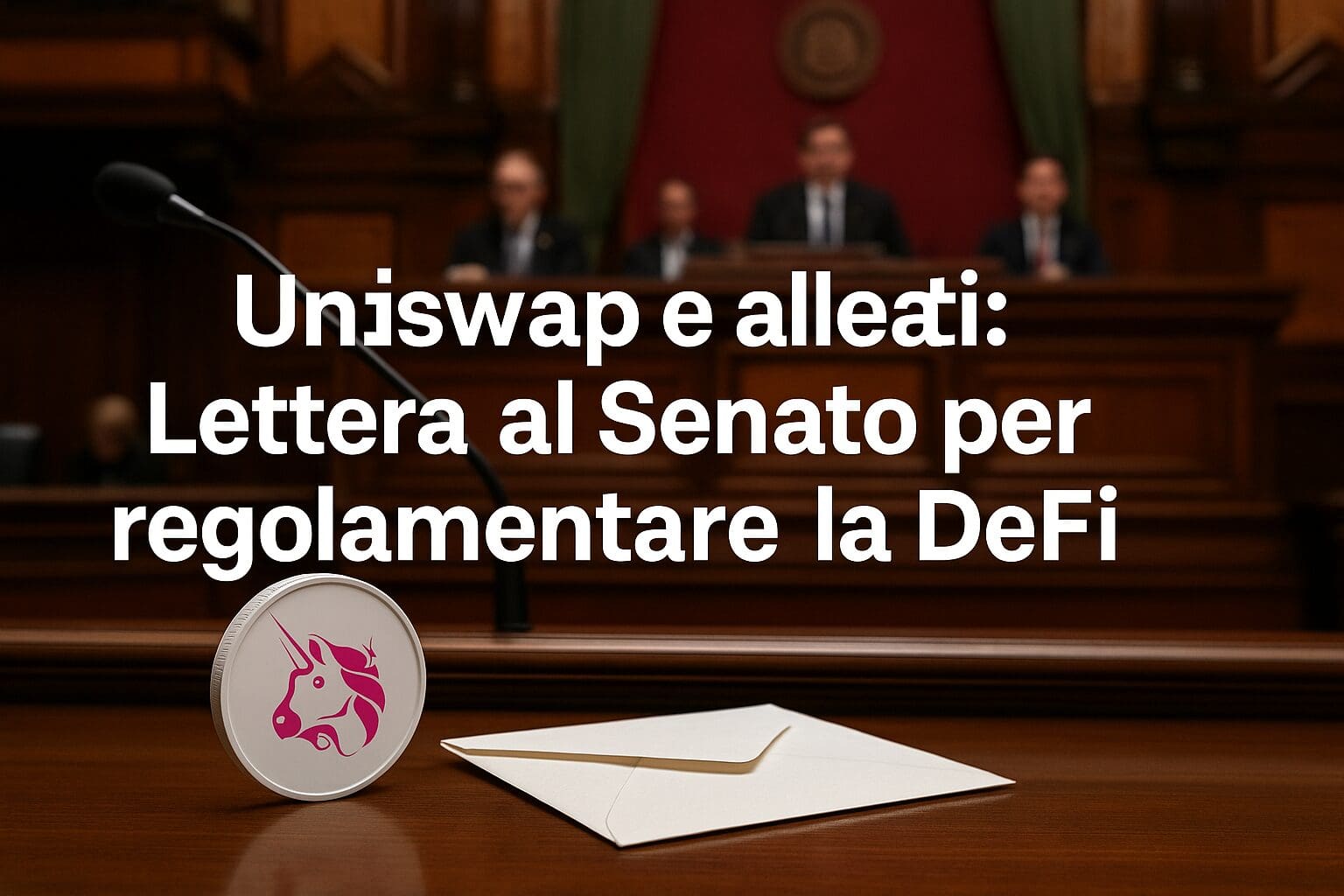 Uniswap e alleati: Lettera al senato per regolamentare la DeFi