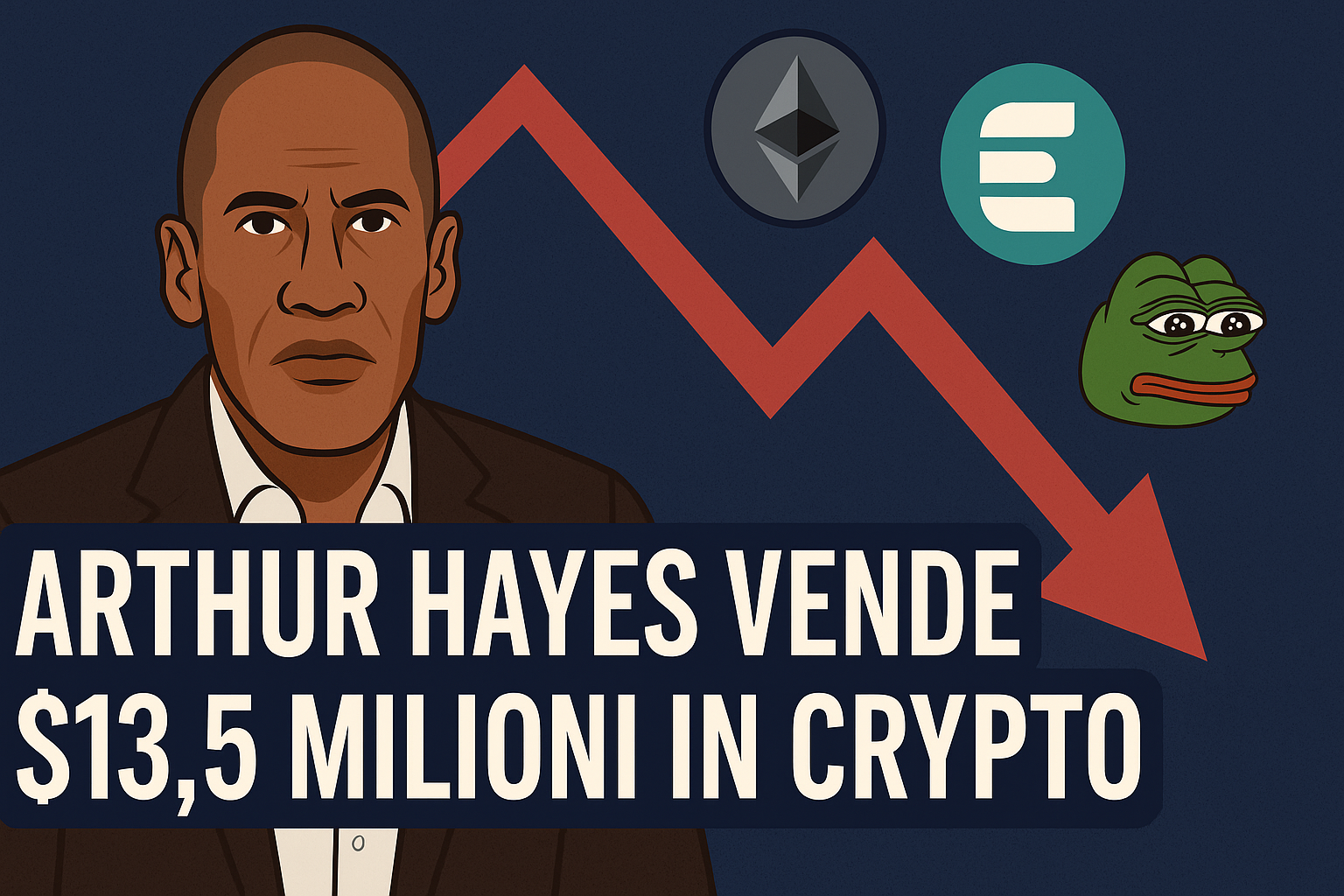 Arthur Hayes vende $13,5 milioni in crypto: pessimo segnale?