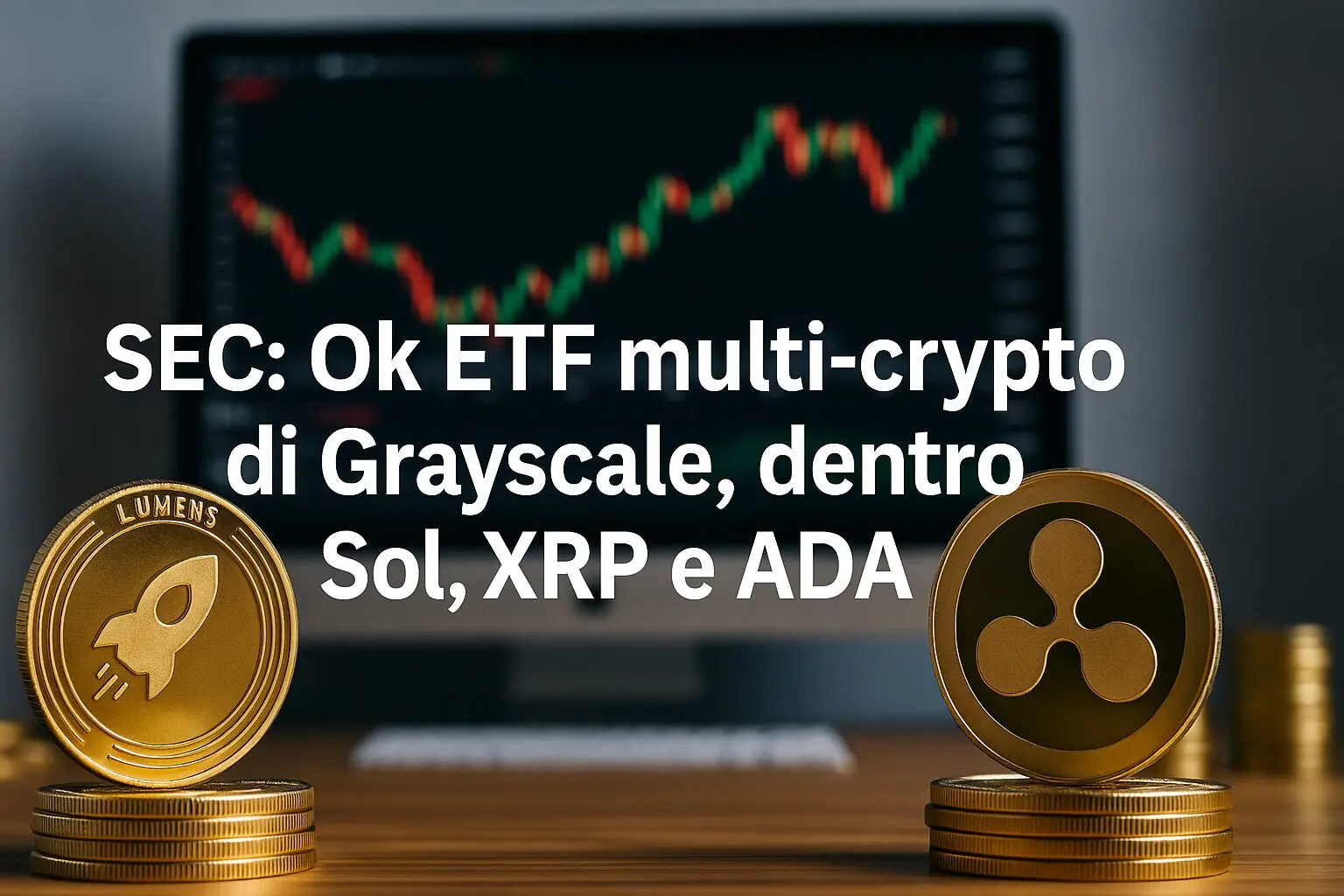 SEC: Ok ETF multi-crypto di Grayscale, dentro Sol, Xrp e Ada