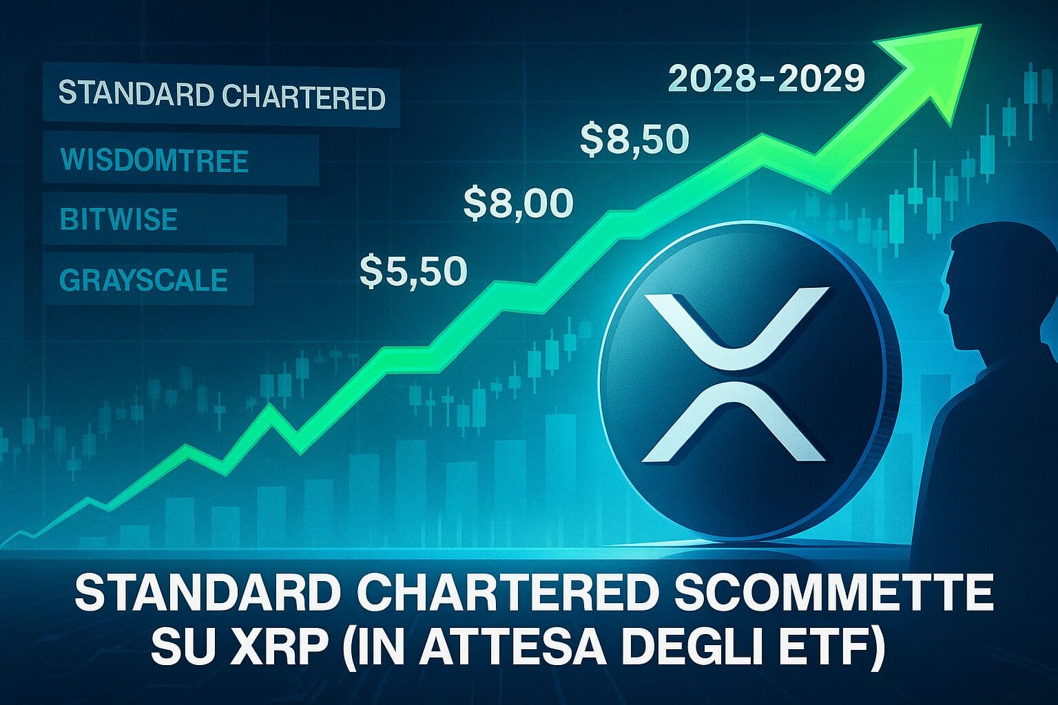 Standard Chartered scommette su XRP (in attesa degli ETF)
