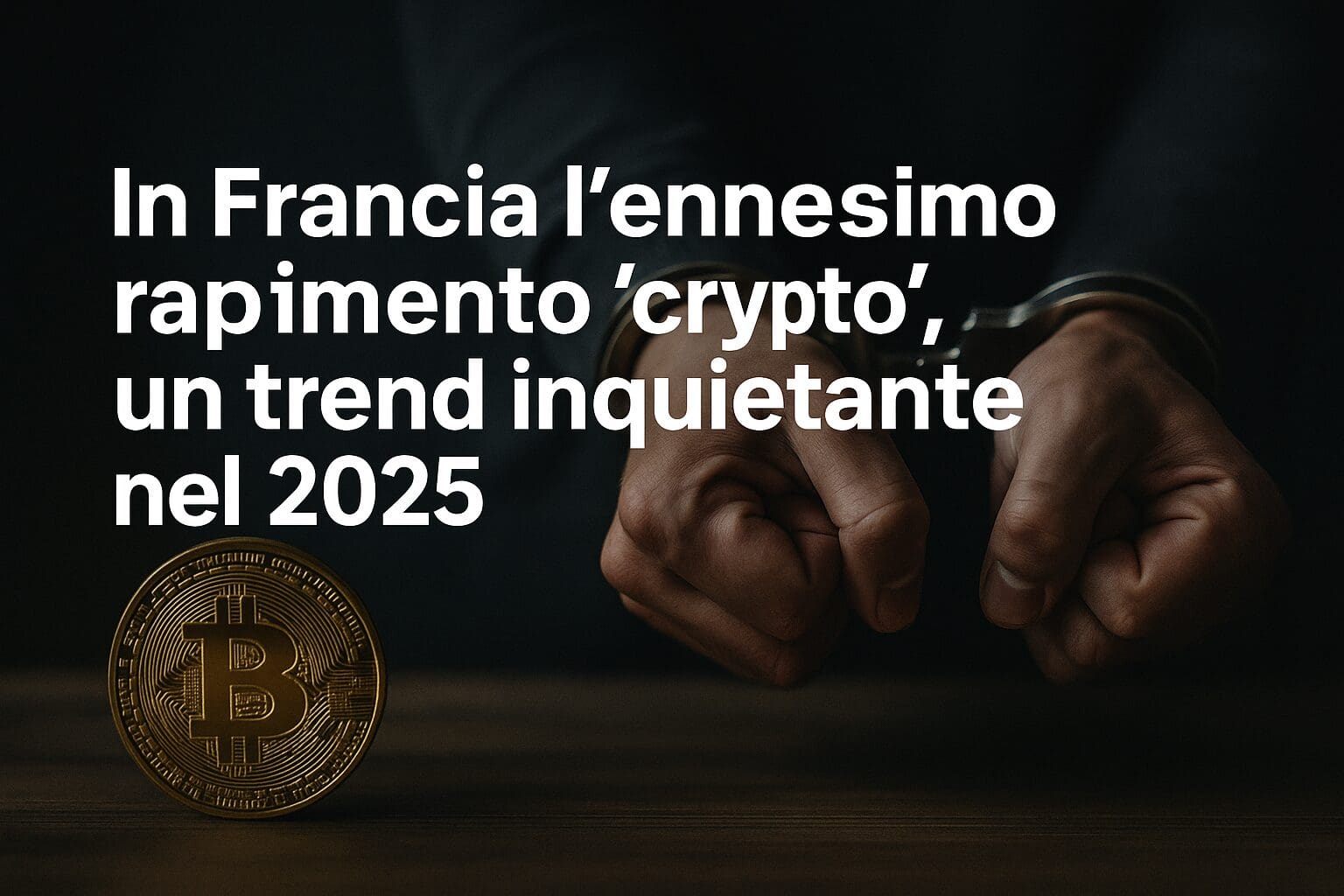 In Francia l’ennesimo rapimento “crypto”, un trend inquietante nel 2025