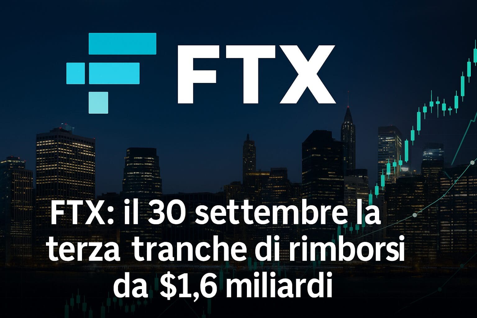 FTX: il 30 settembre la terza tranche di rimborsi da $1.6 miliardi