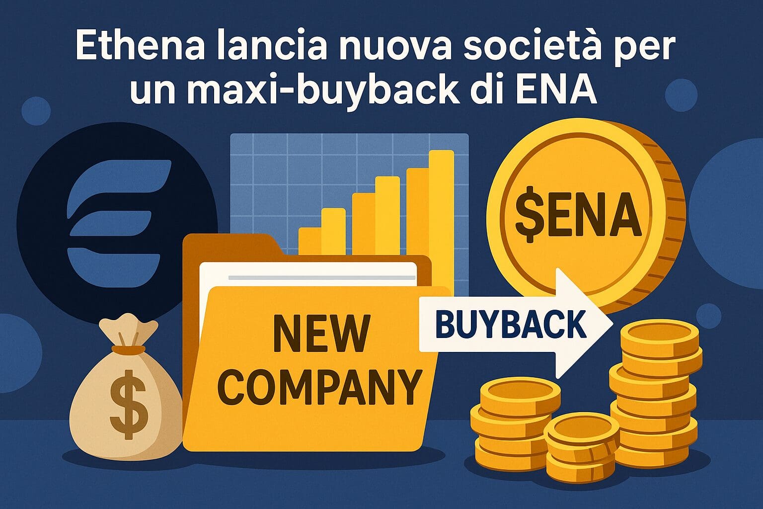 Ethena lancia nuova società per un maxi-buyback di ENA