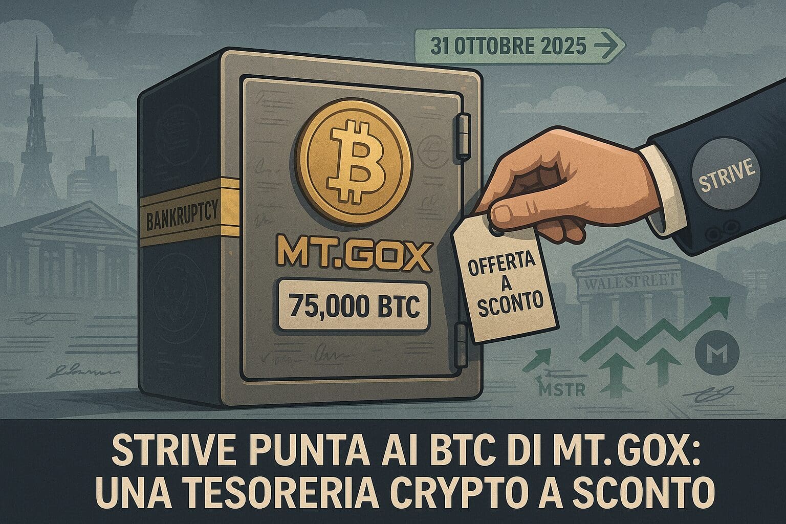 I 75.000 BTC di Mt. Gox nel mirino di un gestore patrimoniale