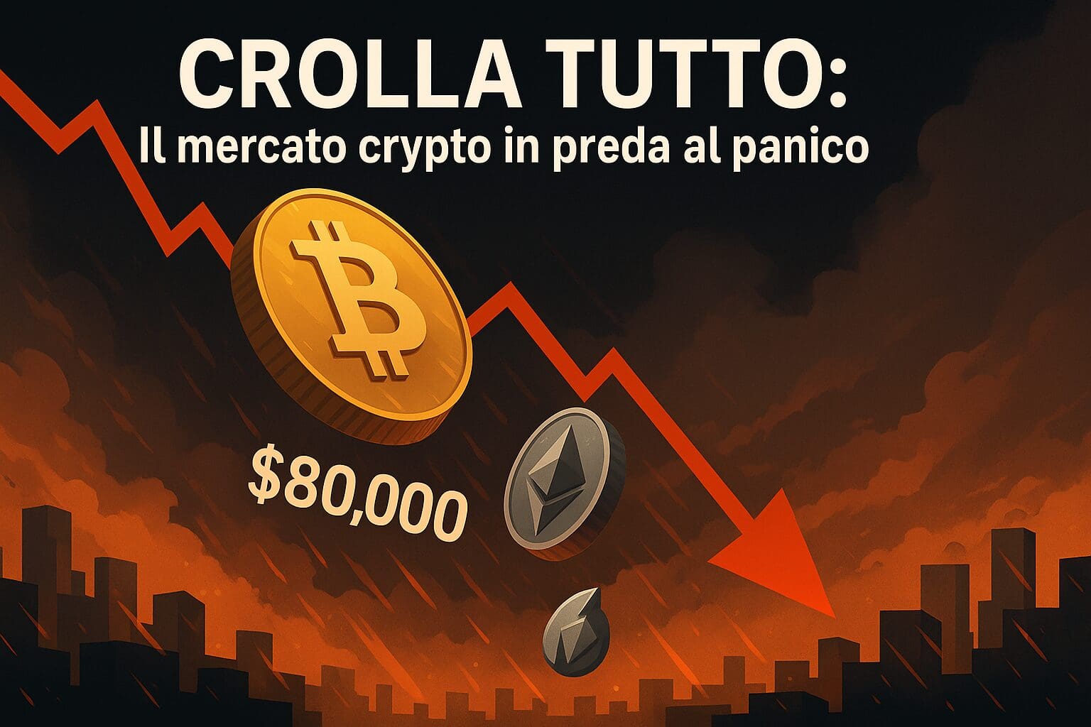 CROLLA TUTTO: Il mercato crypto in preda al panico
