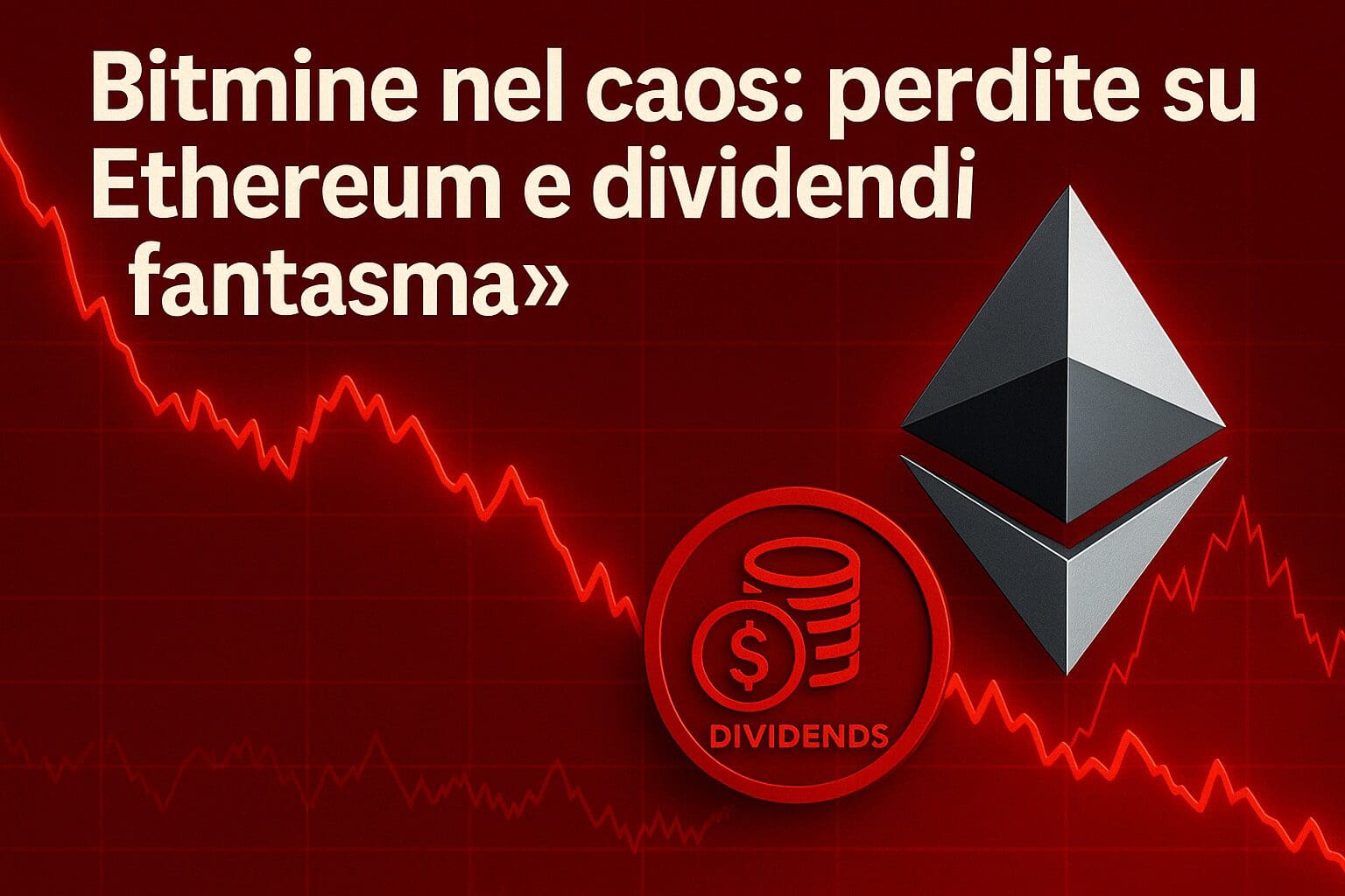 Bitmine nel caos: perdite su Ethereum e dividendi “fantasma”