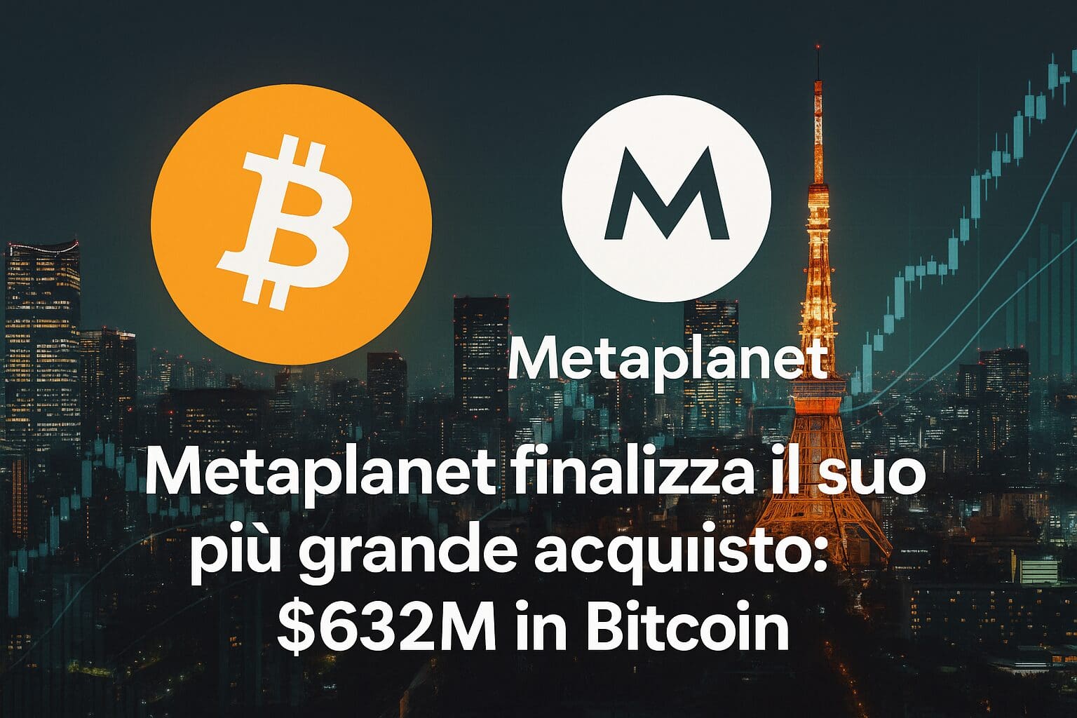 Metaplanet finalizza il suo più grande acquisto: $632M in Bitcoin
