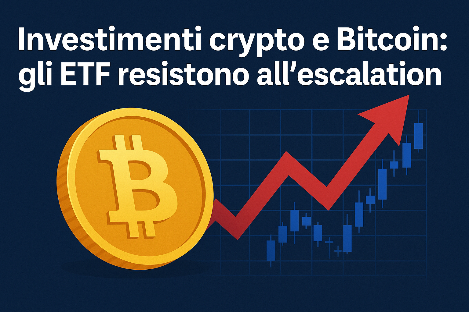 Investimenti crypto e Bitcoin: gli ETF resistono all’escalation