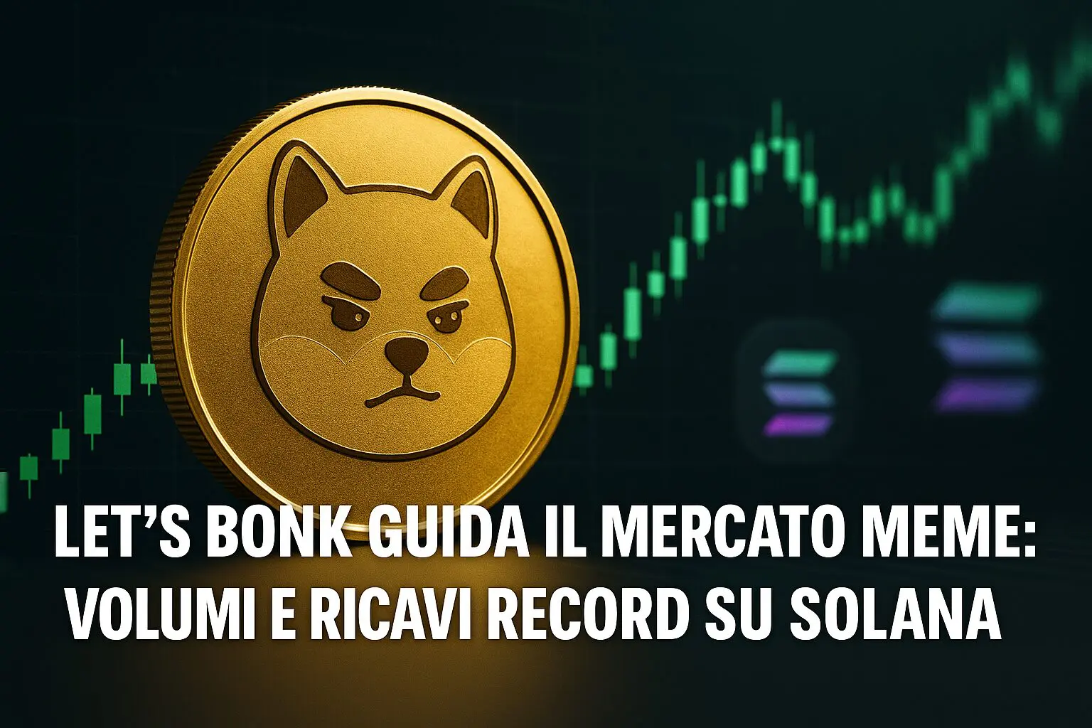 LetsBonk guida il mercato Meme: volumi e ricavi record su Solana