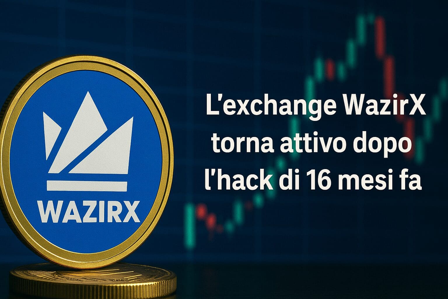 L'exchange WazirX torna attivo dopo l'hack di 16 mesi fa