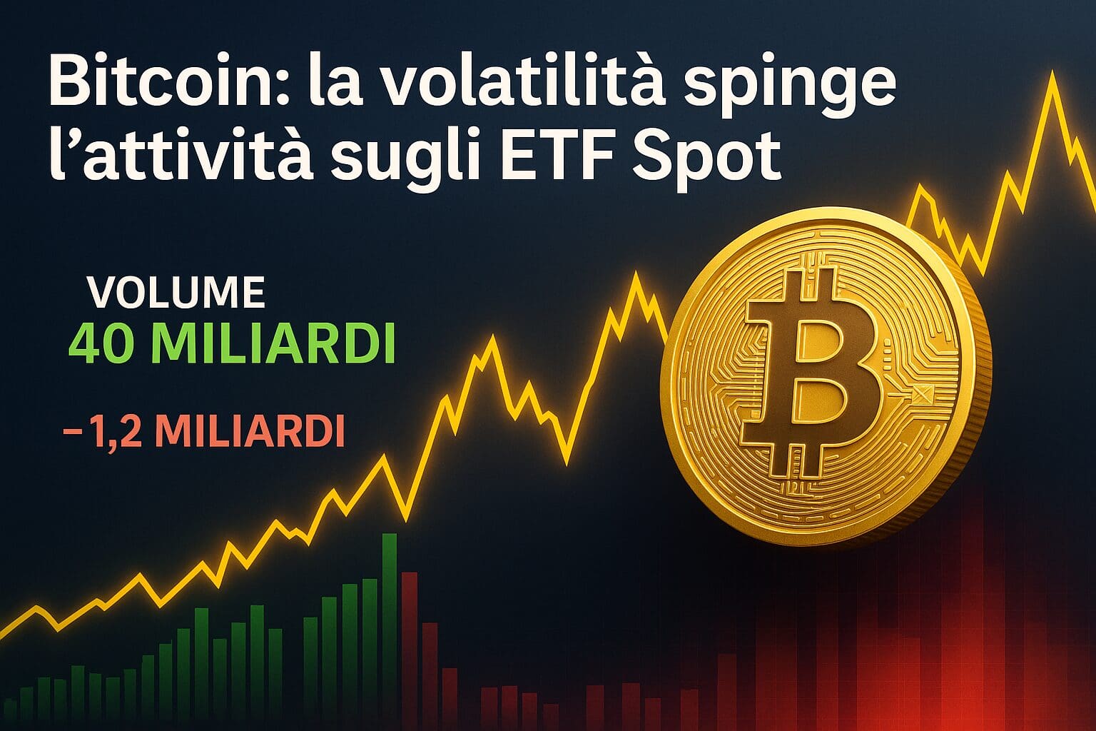 Bitcoin: la volatilità spinge l'attività sugli ETF Spot