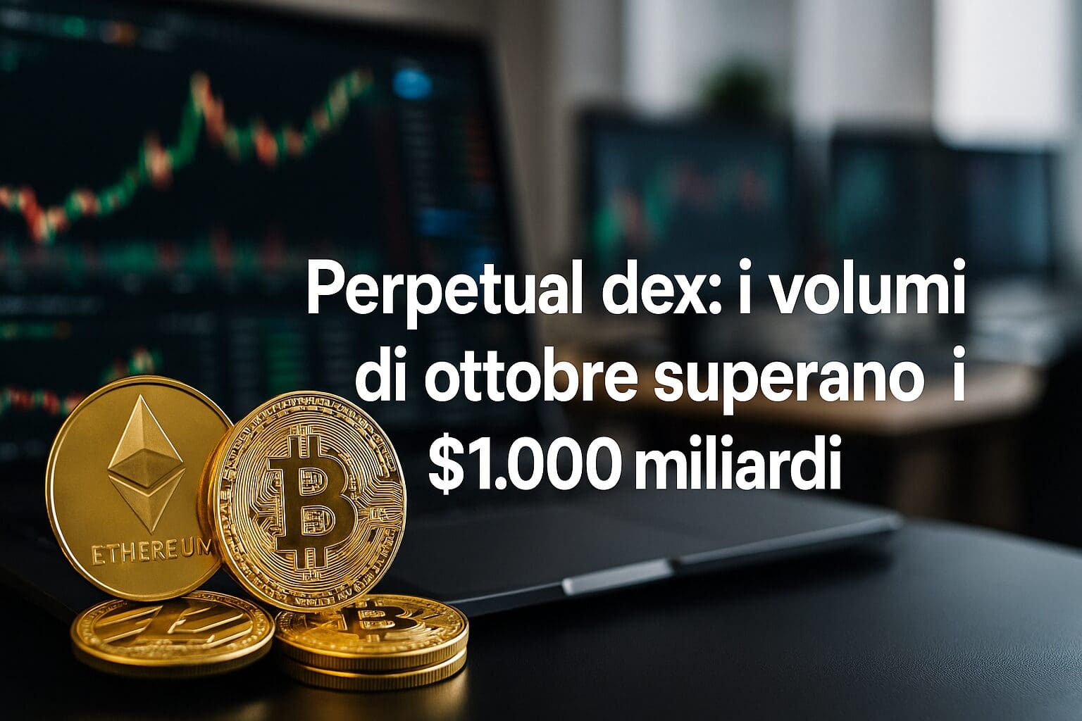 Perpetual dex: i volumi di ottobre superano i $1.000 miliardi