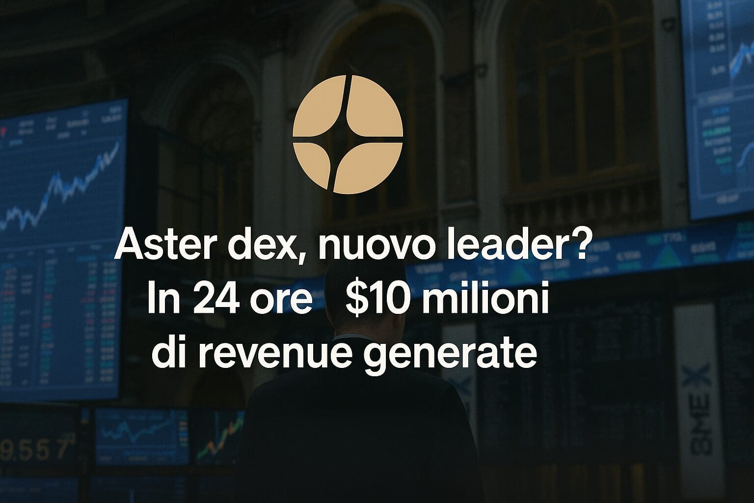 Aster dex, nuovo leader? In 24 ore $10 milioni di revenue generate