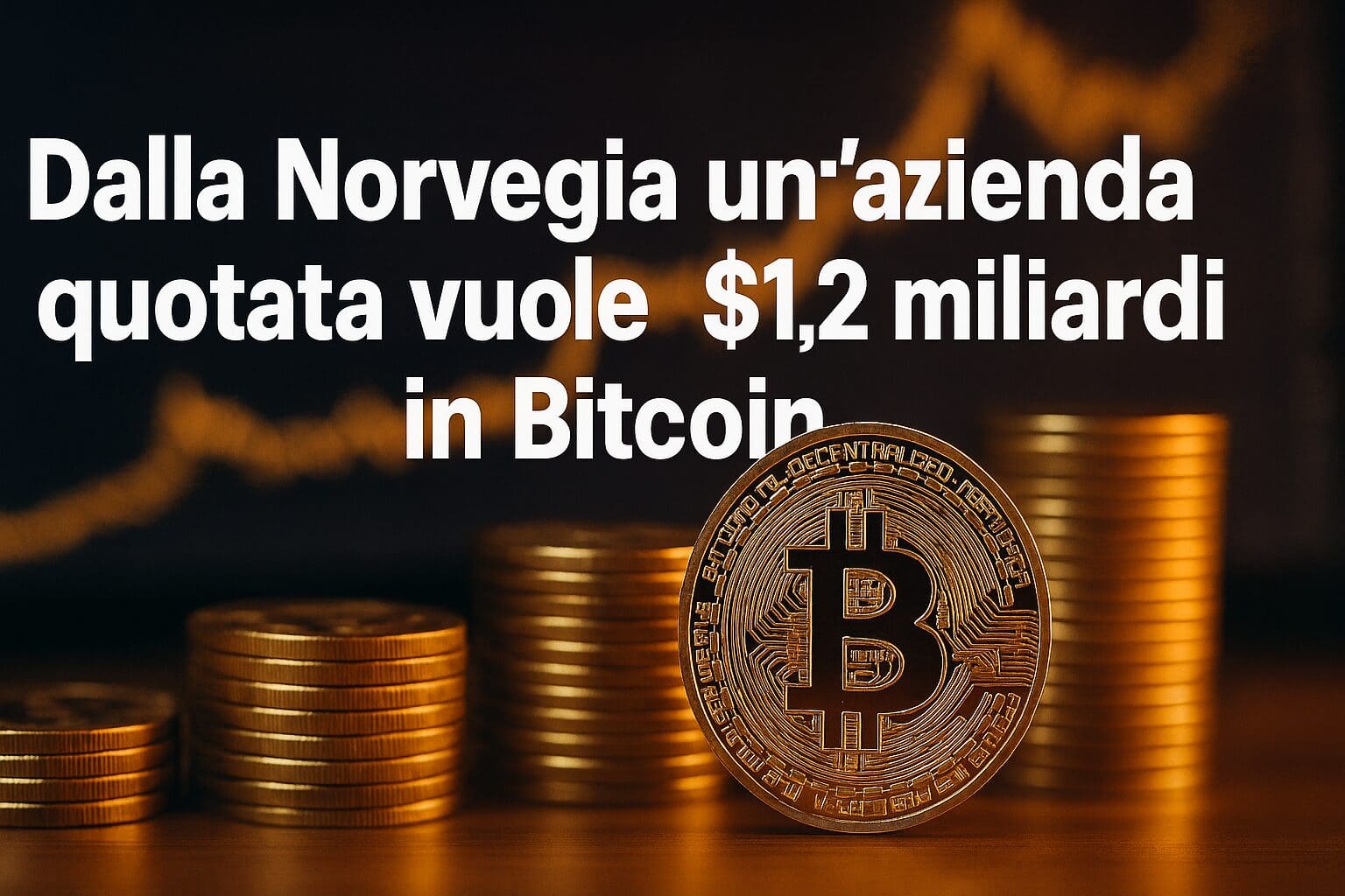 Dalla Norvegia un'azienda quotata vuole $1.2 miliardi in Bitcoin