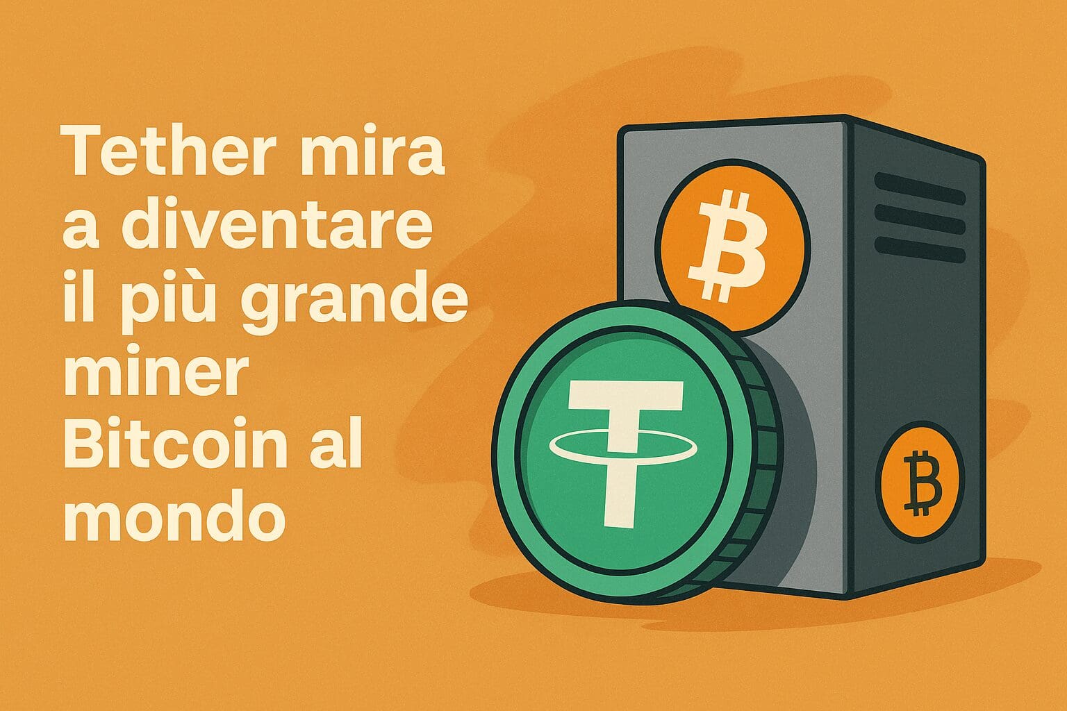 Tether mira a diventare il più grande miner Bitcoin al mondo