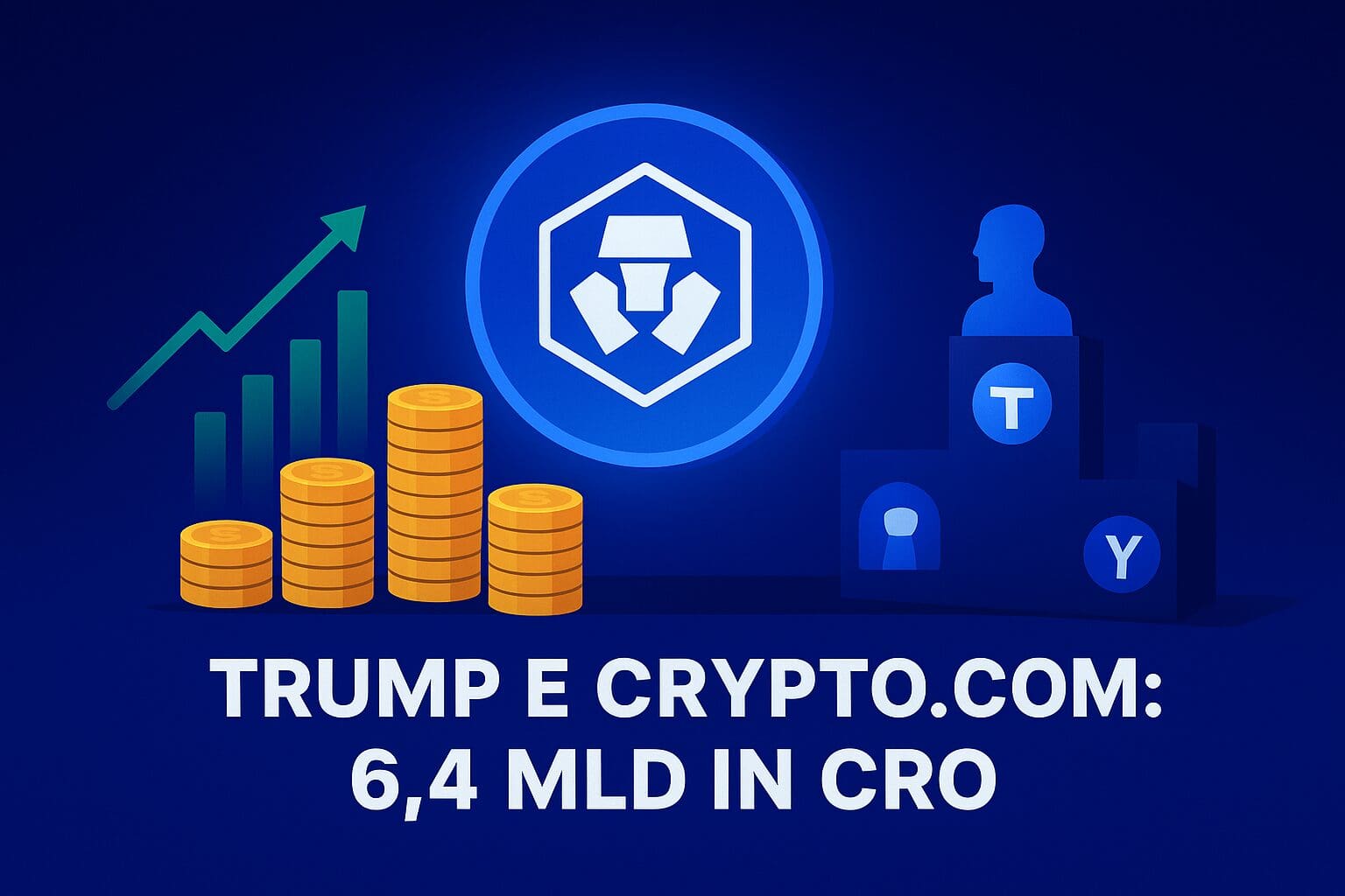 Trump e Crypto.com: $6,4 mld per la “riserva” in CRO