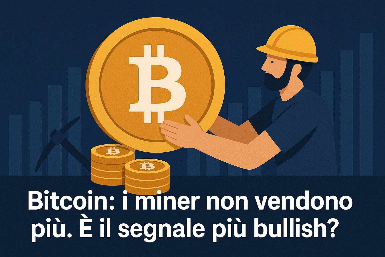 Bitcoin: i miner non vendono più. È il segnale più bullish?