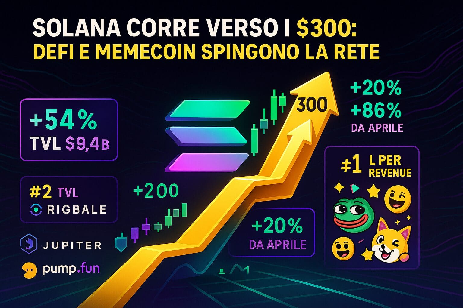 Solana: la nuova domanda spinge SOL. Obiettivo $300