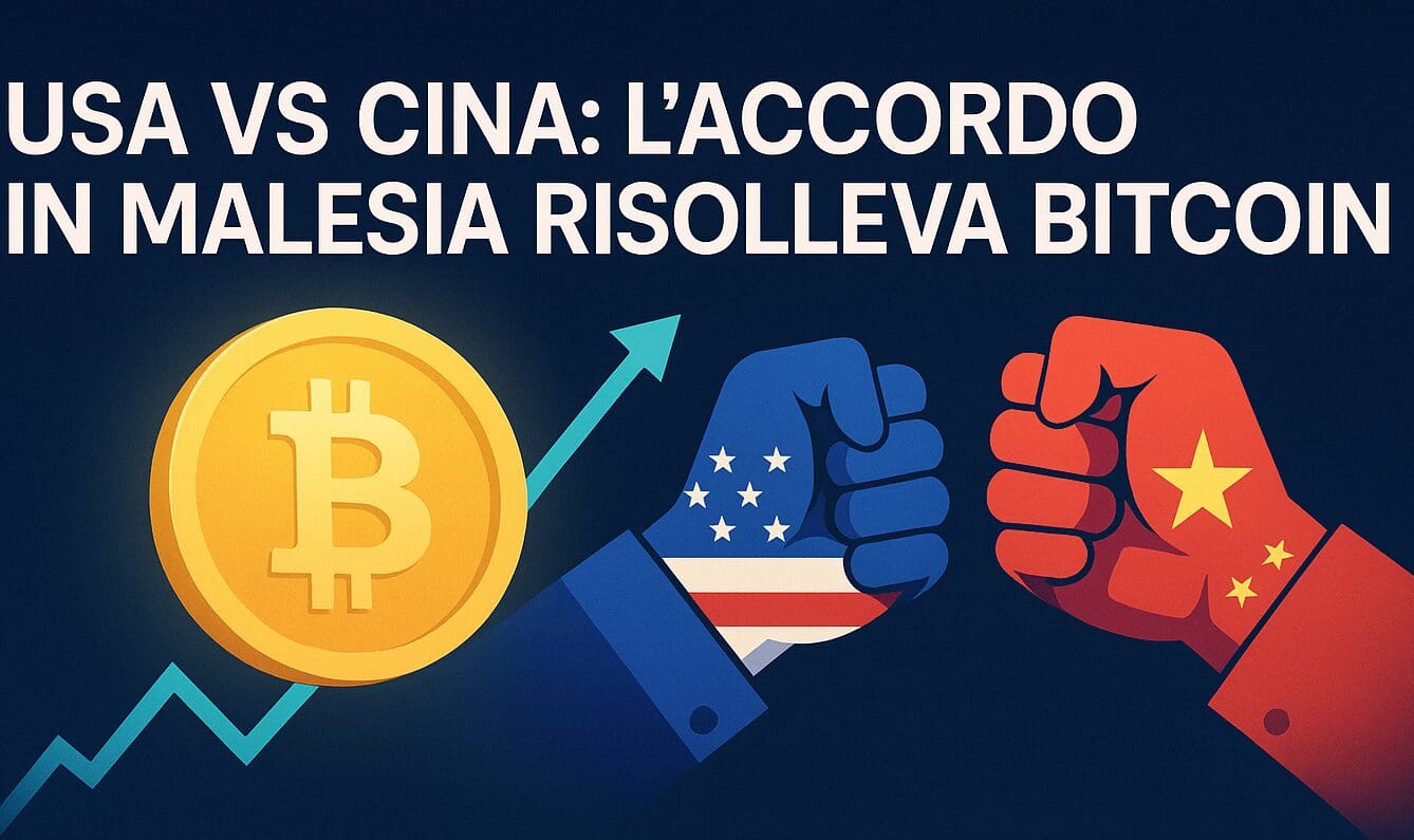 Usa Vs Cina: l’accordo in Malesia risolleva Bitcoin