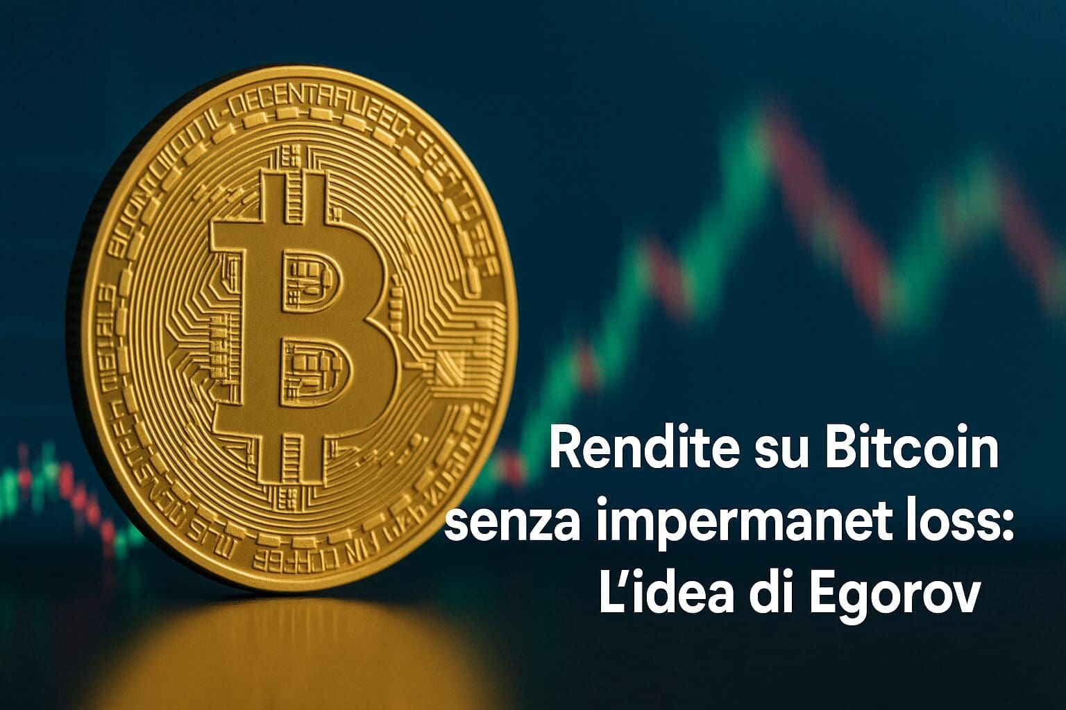 Rendite su Bitcoin senza impermanent loss: L'idea di Egorov
