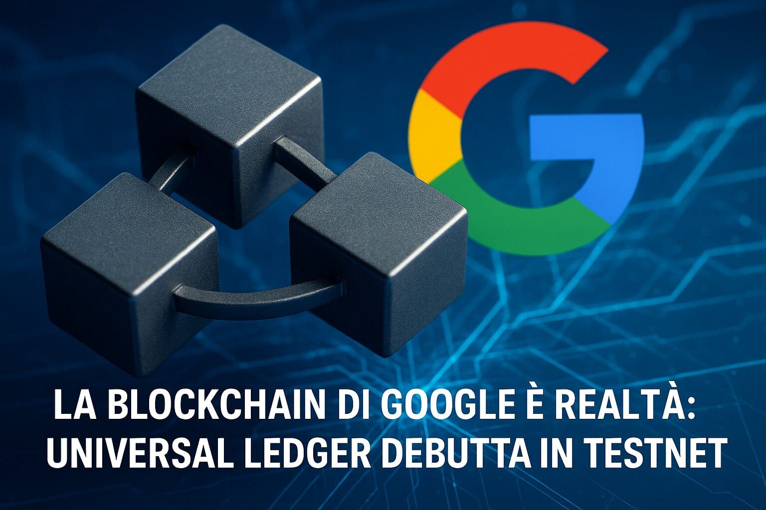 La blockchain di Google è realtà: Universal Ledger lancia in testnet