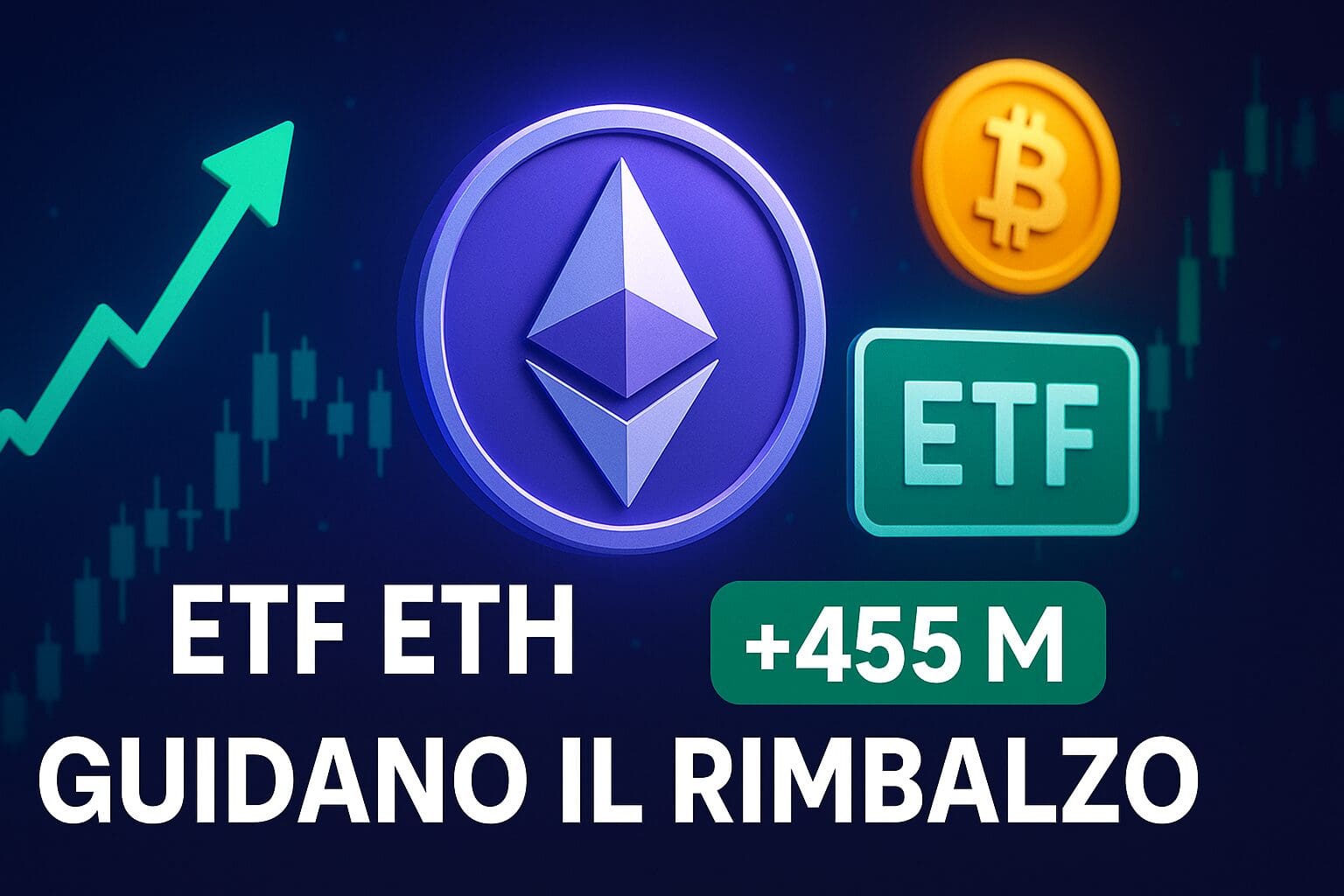 Gli ETF spot Ethereum guidano il “rimbalzo” (e battono ancora BTC)