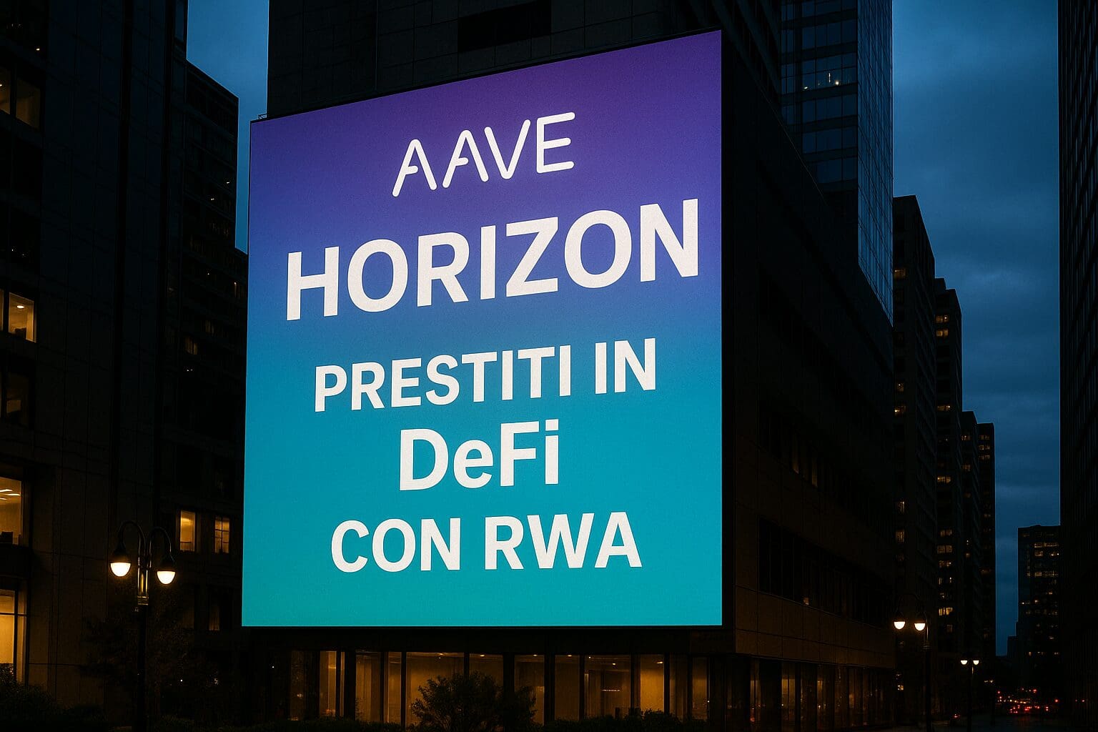 Aave lancia Horizon: prestiti in DeFi con RWA