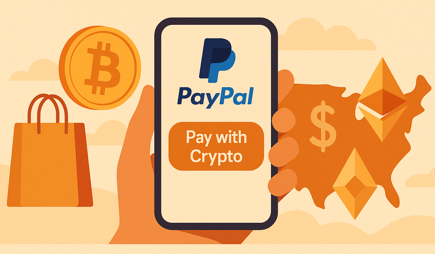 Con PayPal, negli Usa si potrà pagare con oltre 100 crypto!