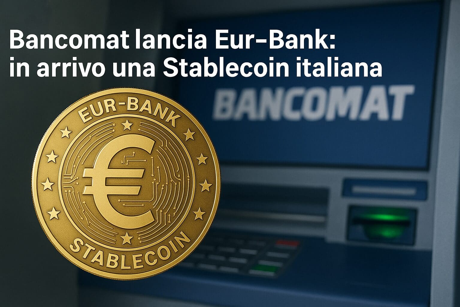 Bancomat lancia Eur-Bank: in arrivo una Stablecoin italiana