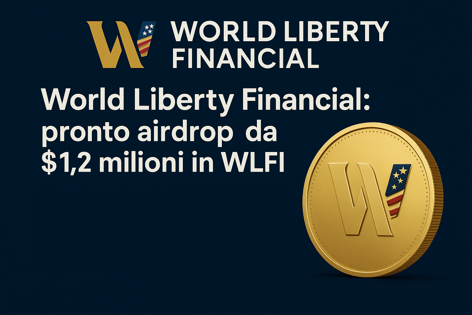 World Liberty Financial: pronto airdrop da $1,2 milioni in WLFI