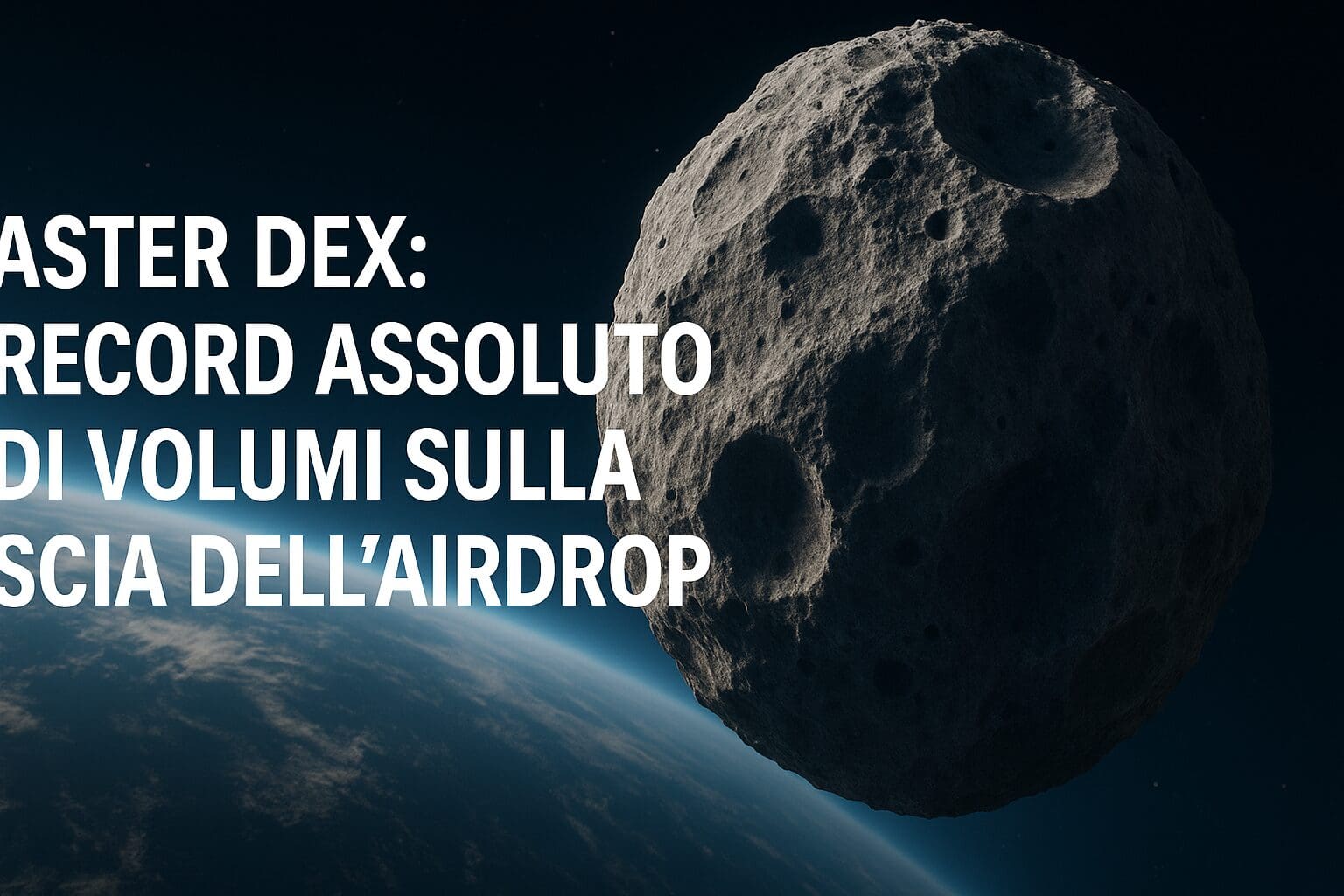 Aster Dex: Record assoluto di volumi sulla scia dell'airdrop