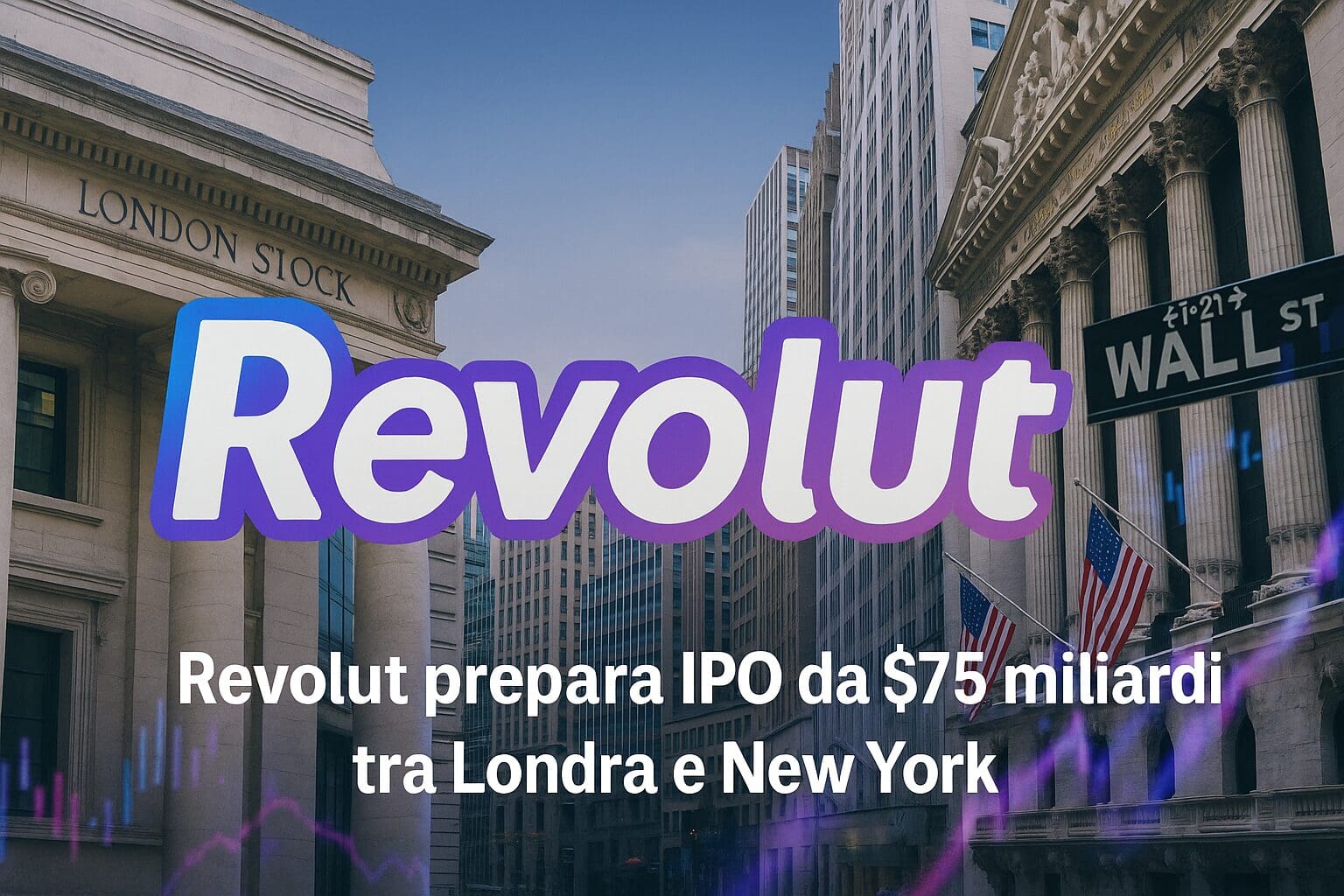 Revolut prepara IPO da $75 miliardi tra Londra e New York
